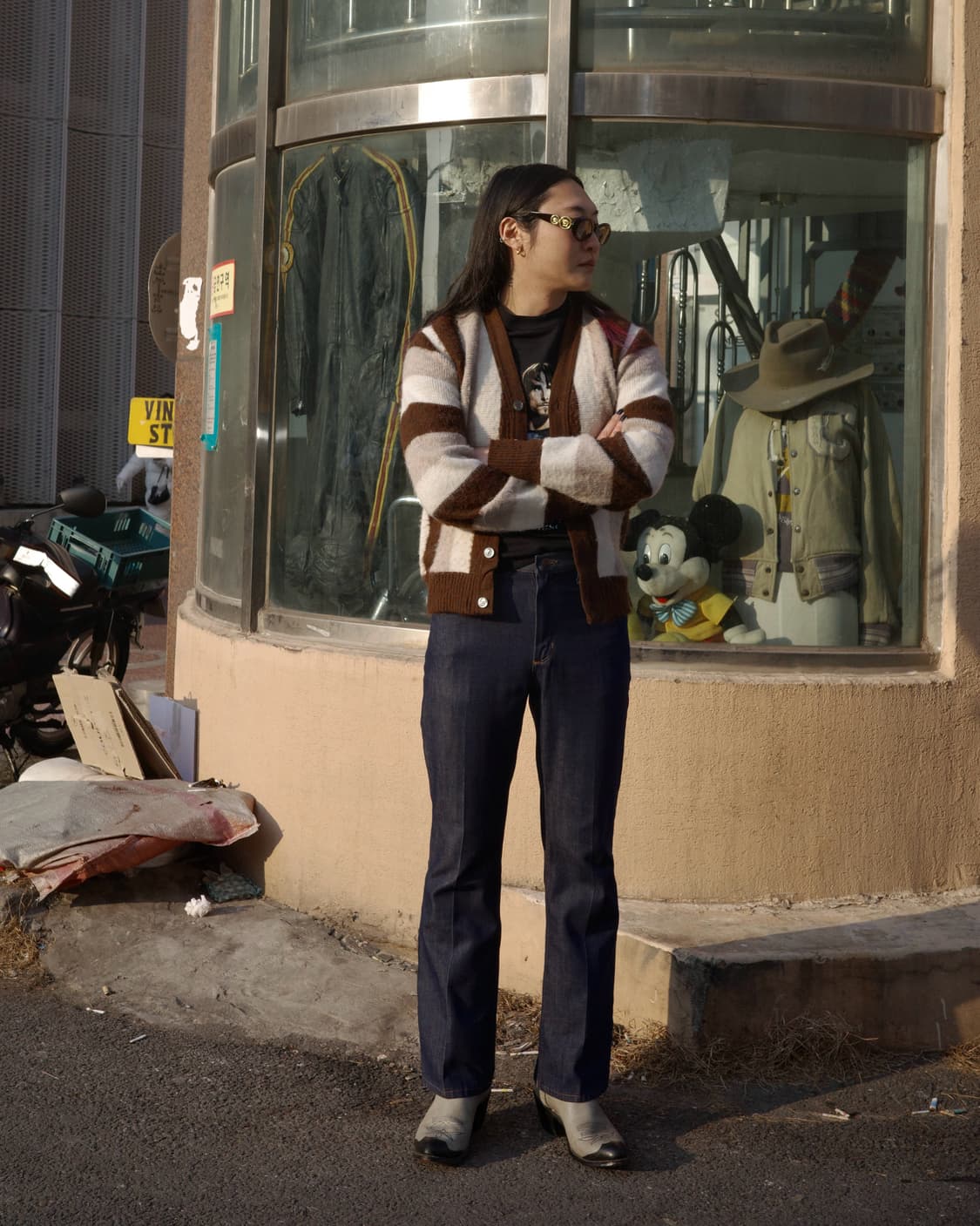 70s 랭글러 라이트웨이트 플레어 데님 팬츠 상품이미지8