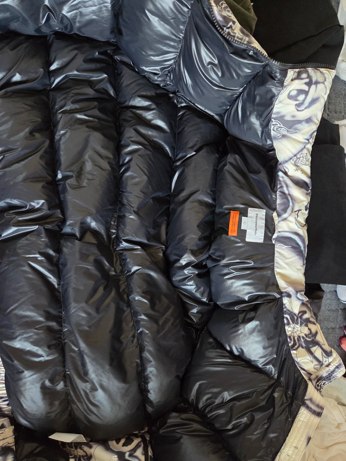 디스이즈네버댓 PERTEX® T Down Jacket Ivory 상품이미지3