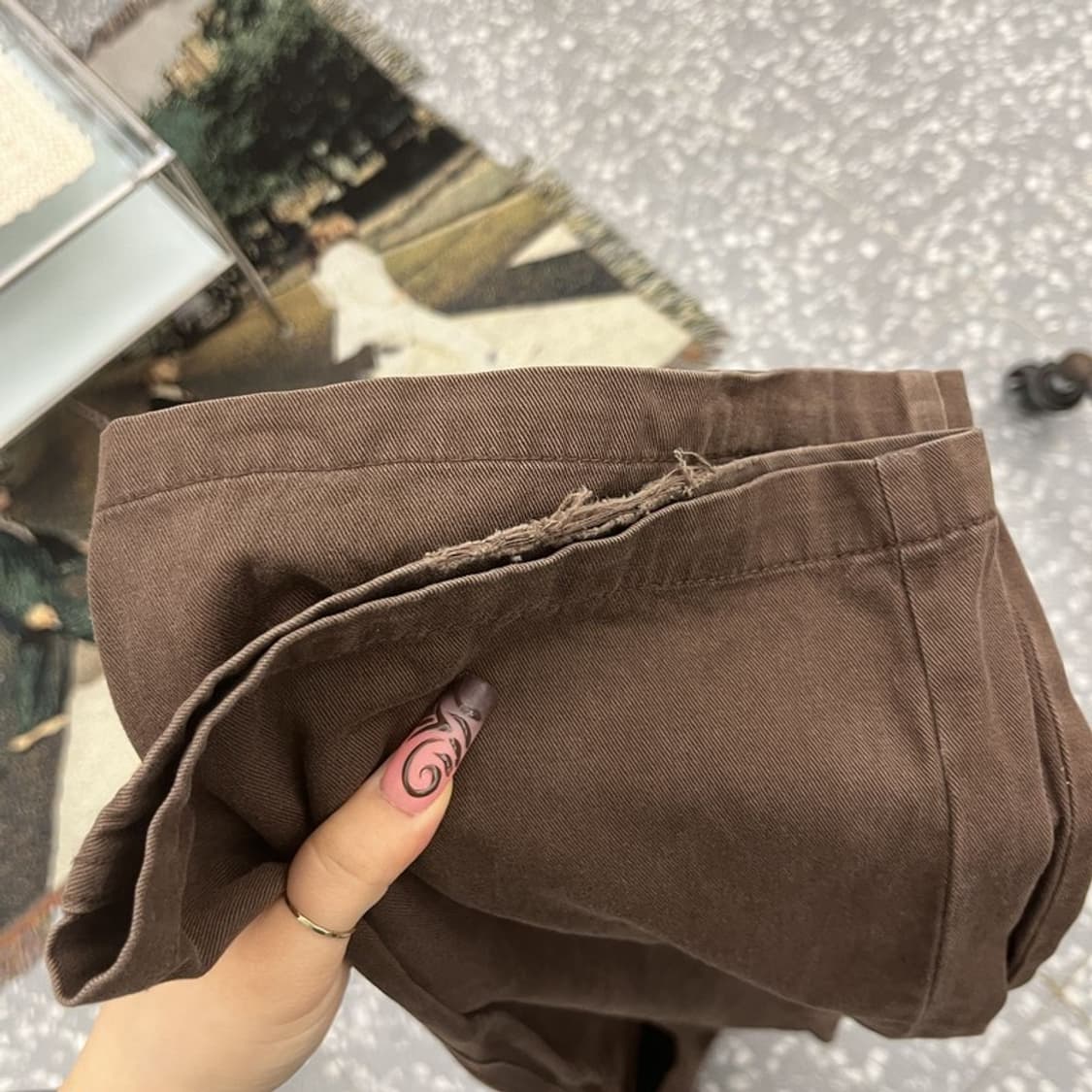 UGIZ 빈티지 캐주얼 밀리터리 사파리 카고팬츠 33인치 C11965 상품이미지7