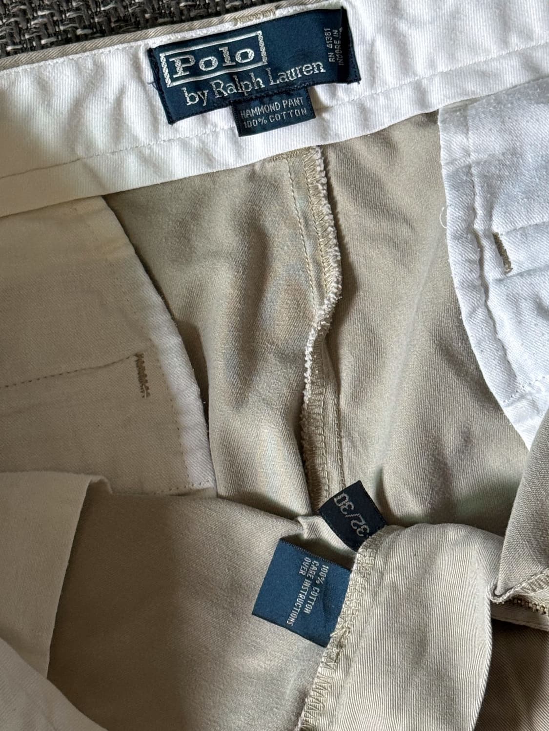 (32) 폴로 랄프로렌 HAMMOND 더블 플리츠 치노팬츠 상품이미지4