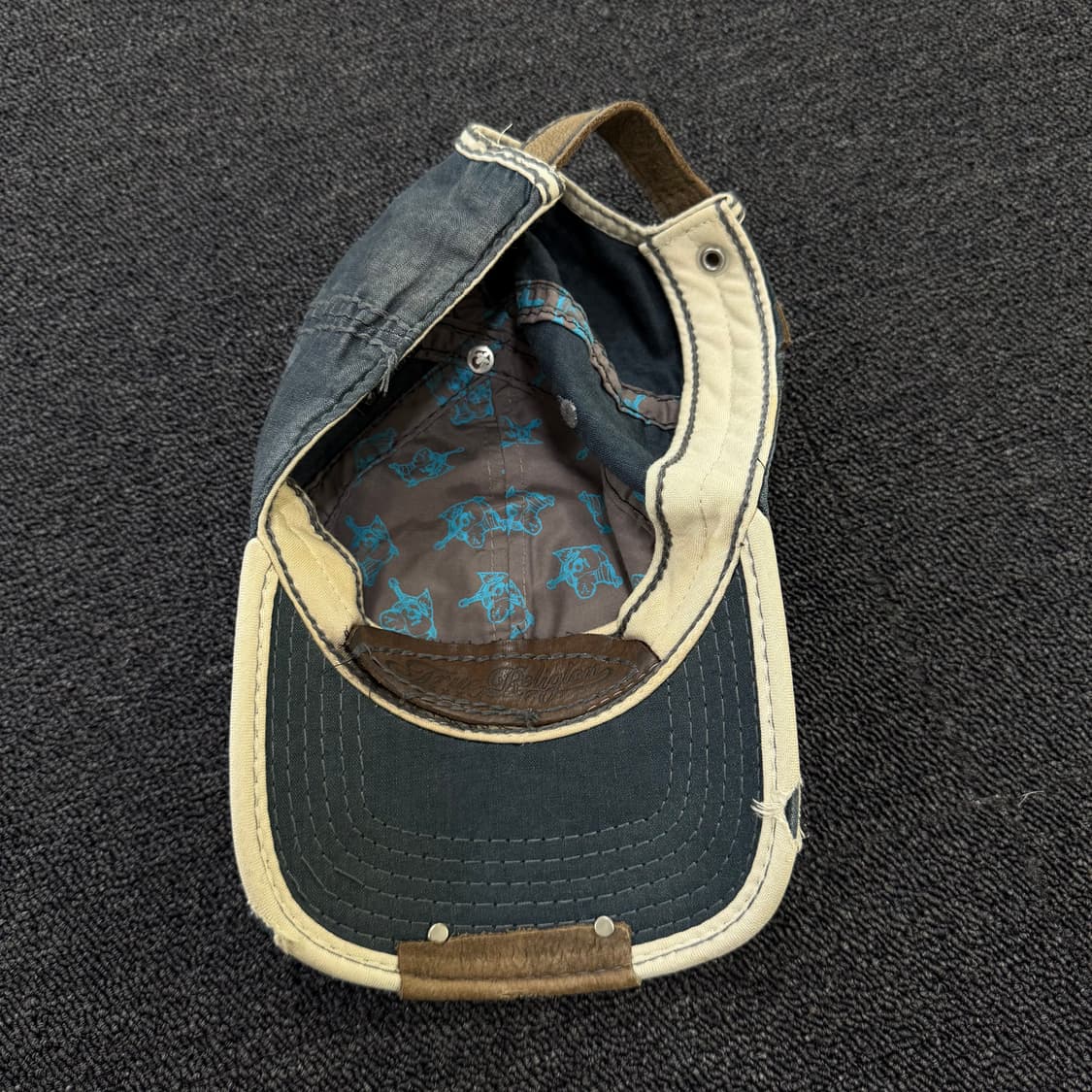 트루릴리전 워싱 디테일 볼캡 상품이미지7