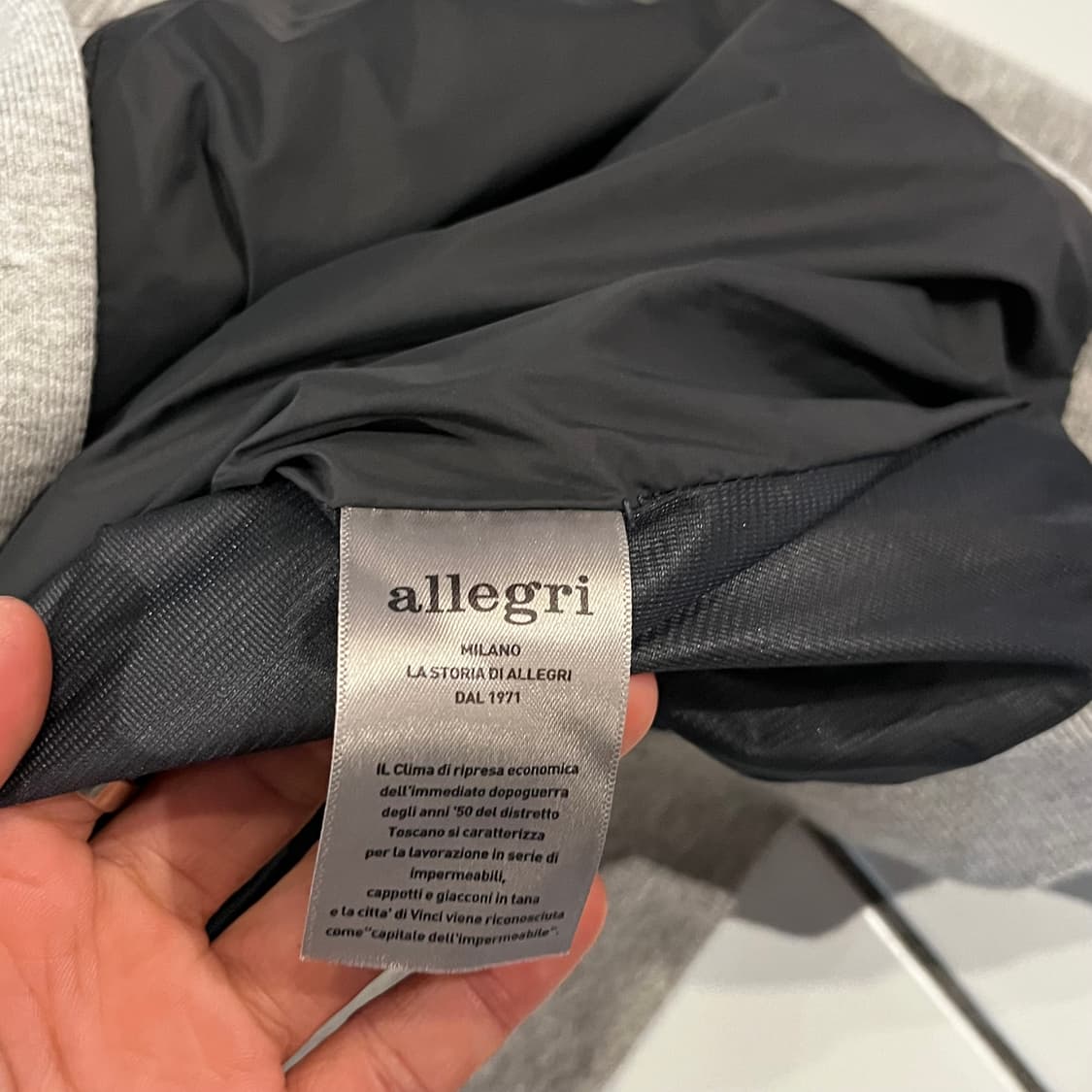 알레그리 배색 가디건 그레이 상품이미지7