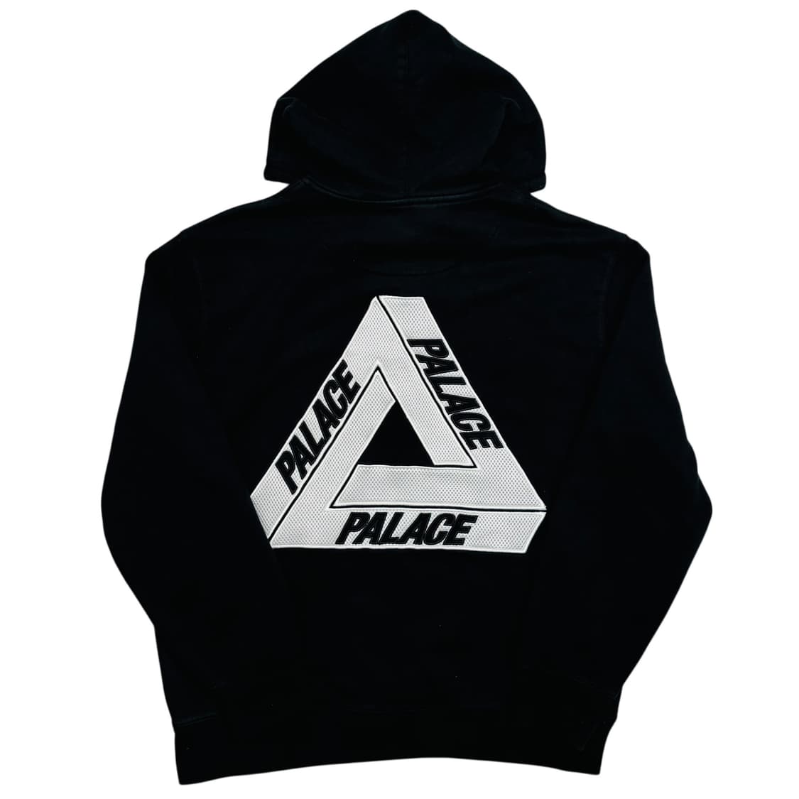 팔라스 트라이메쉬 빅 자수 로고 블랙 후드티 XL 상품이미지1