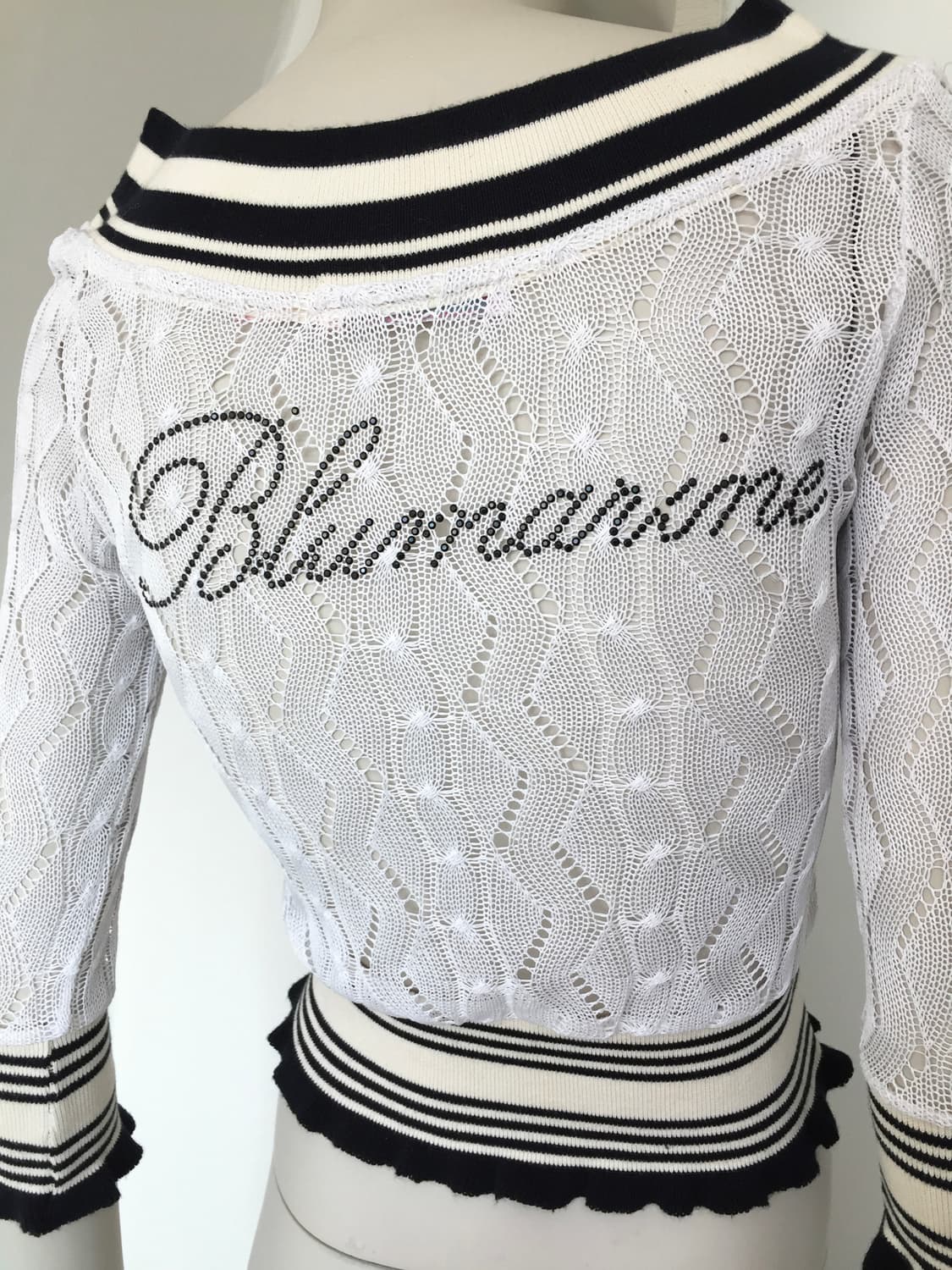 Blumarine Rhinstone Slim Knit 상품이미지4