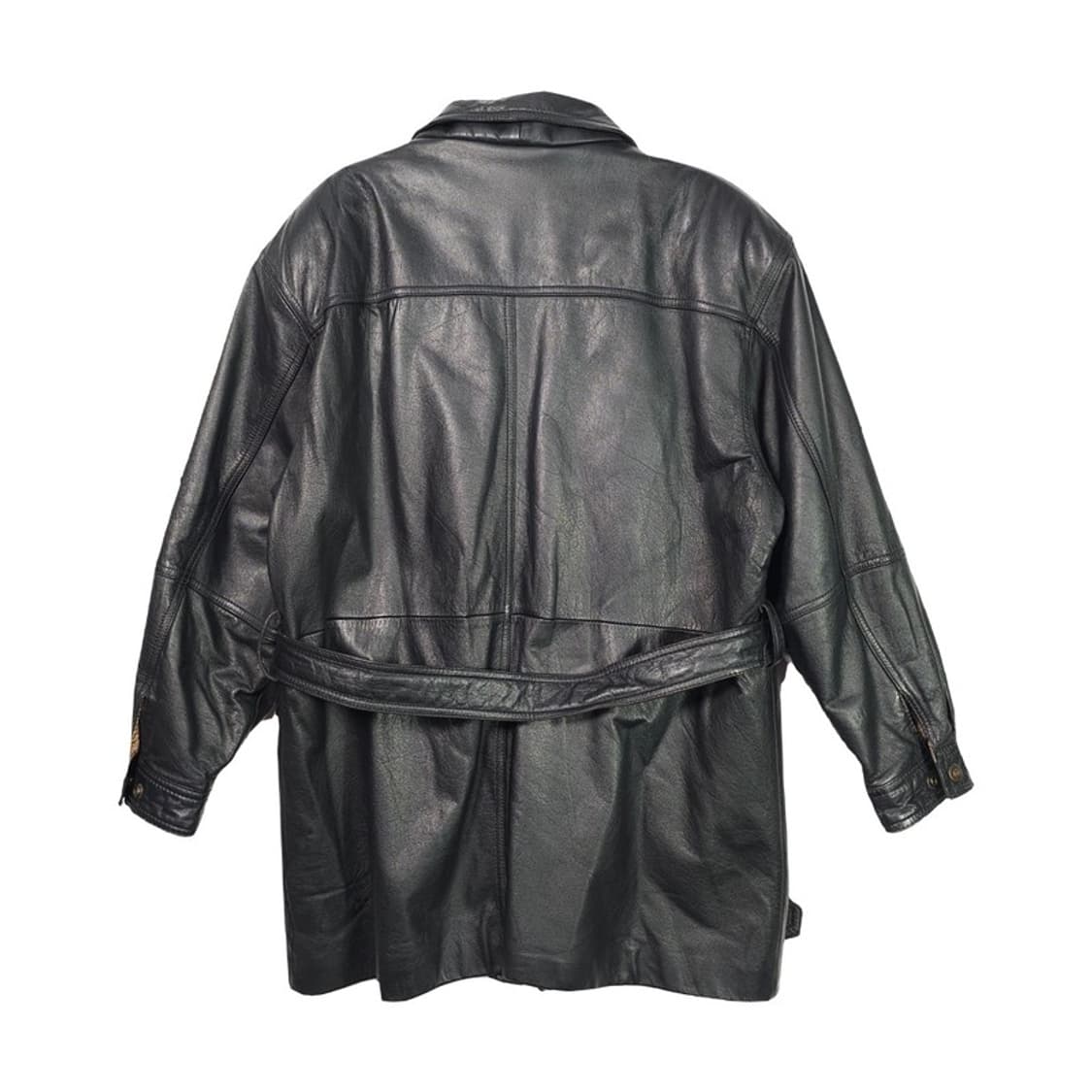 JANUDECER 빈티지 소가죽 자켓 XL 상품이미지2