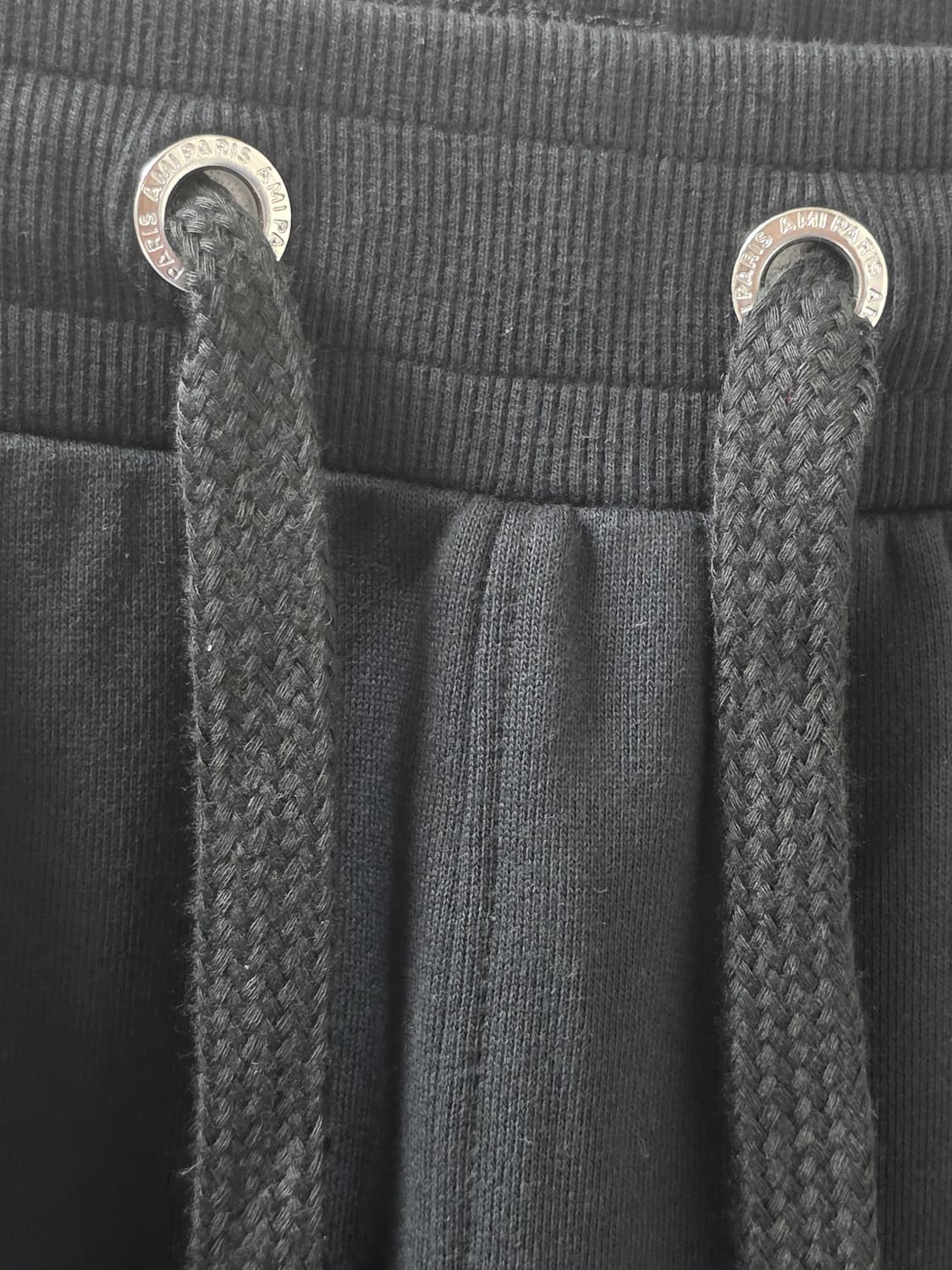 아미 스몰하트 조깅 팬츠 블랙 상품이미지4