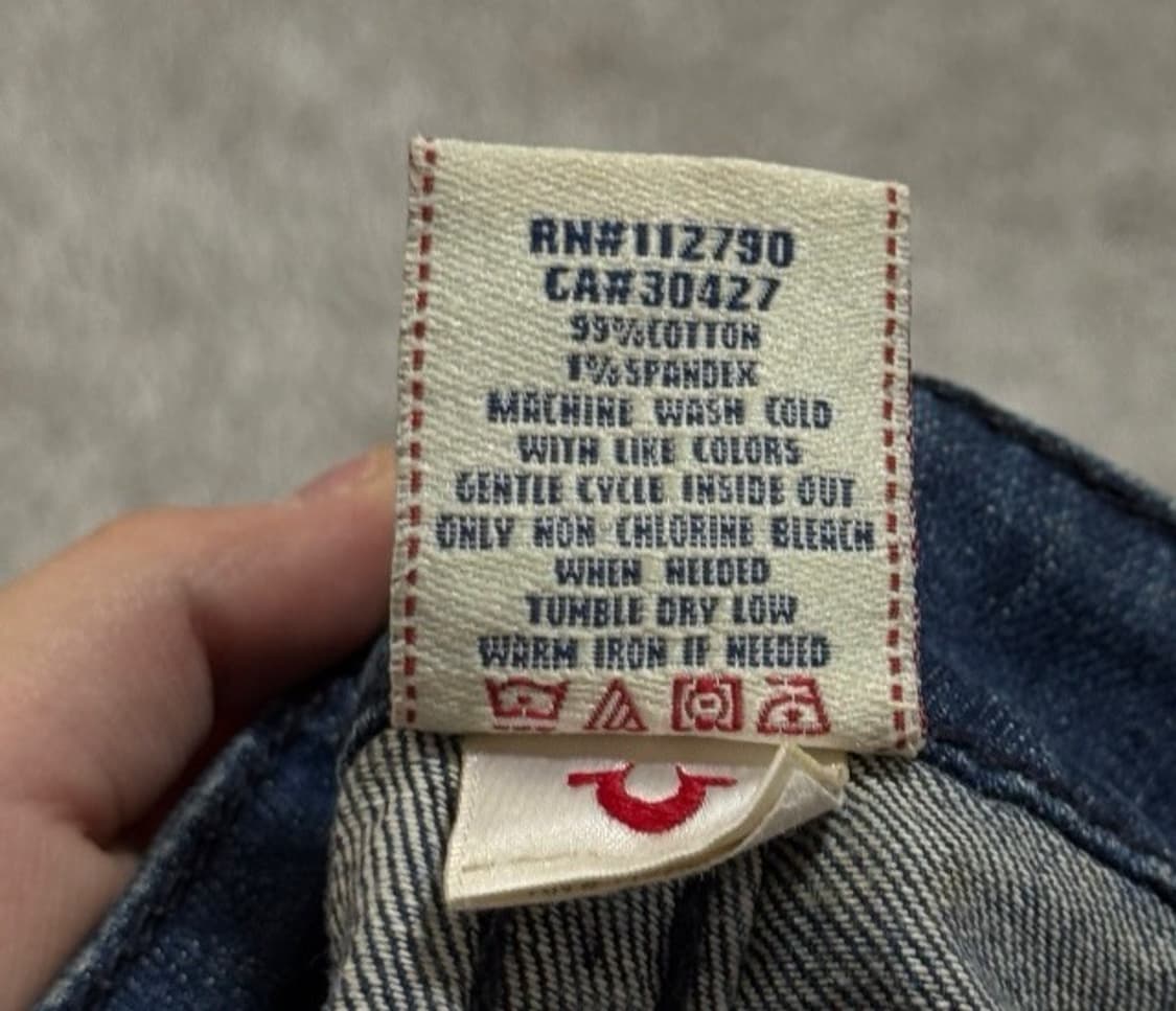 트루릴리전 청바지 데님청바지 데님팬츠 31인치 상품이미지4