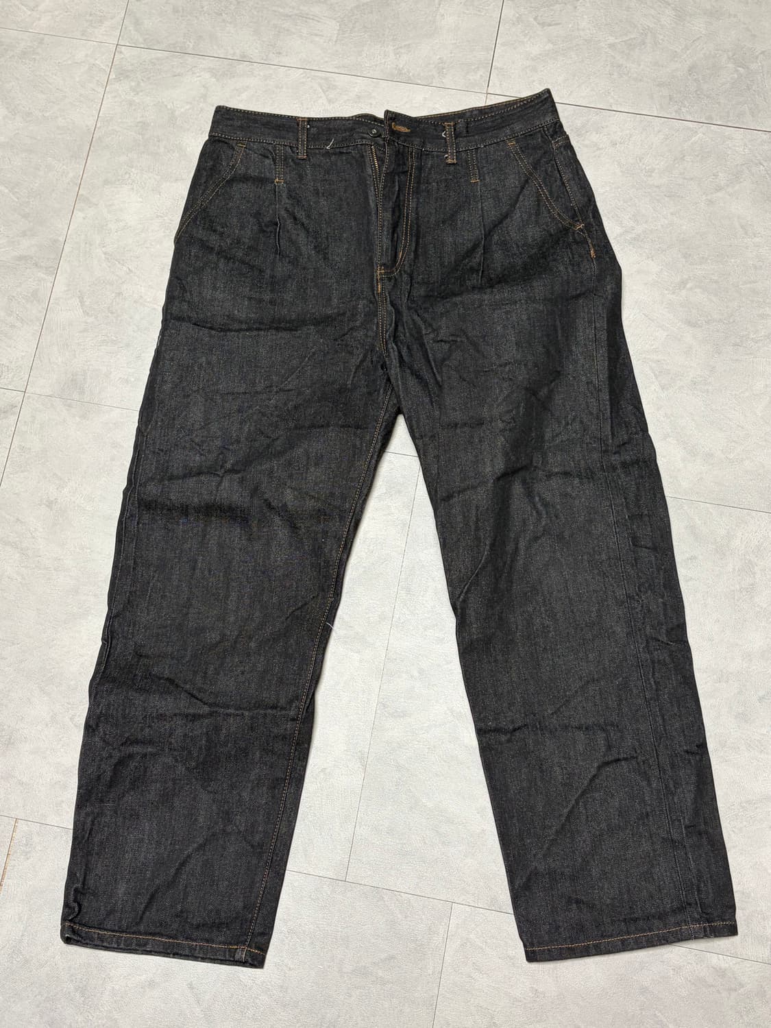 비슬로우 블랙진 청바지 상품이미지1