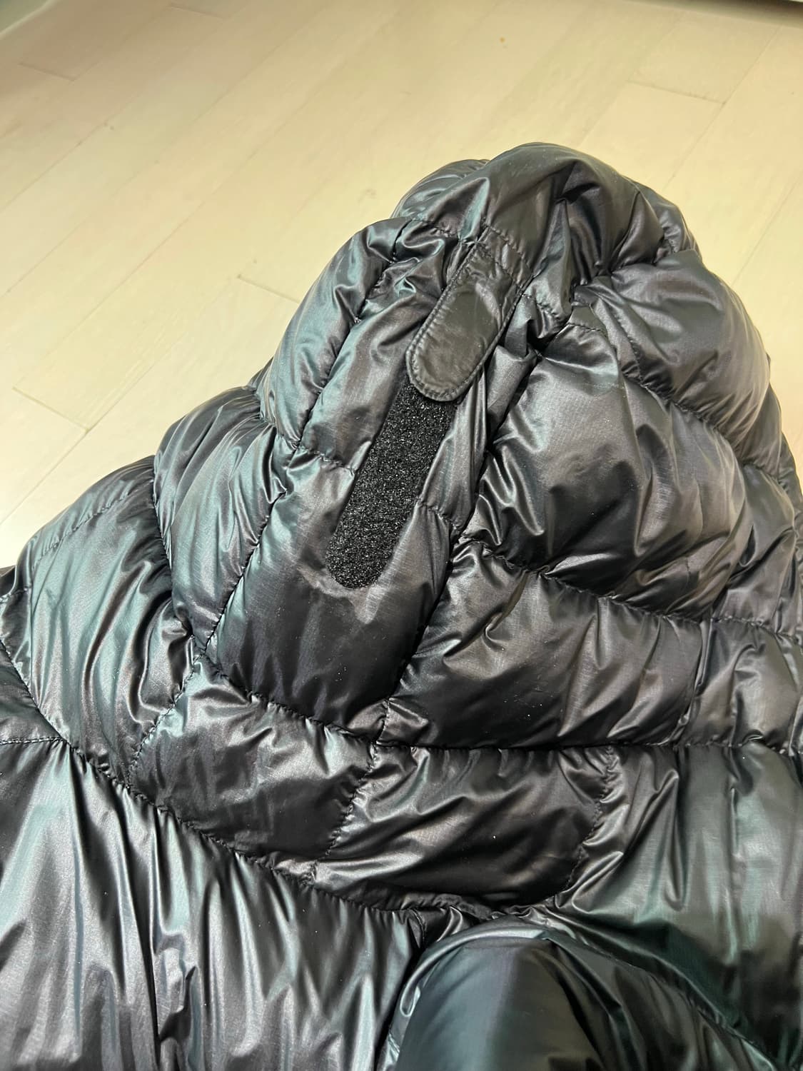 몽벨 알파인 구스 다운 파카 블랙 xl 상품이미지8