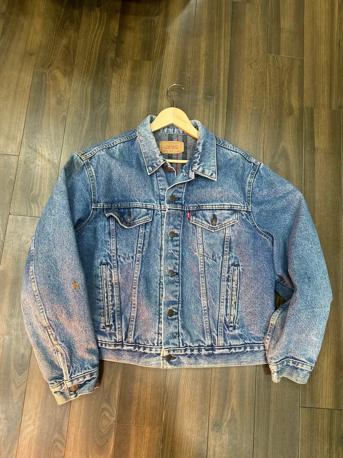 90s 리바이스 usa 70506-0316 데님 트러커 100사이즈 상품이미지1