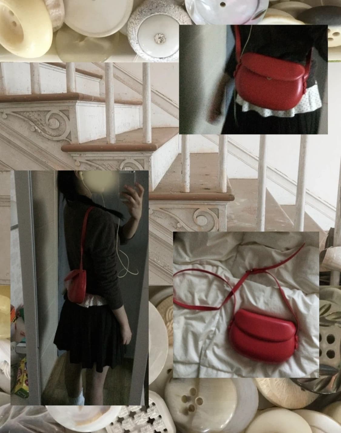 크로스백 레드 상품이미지2