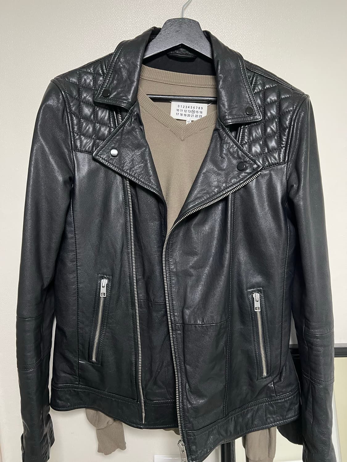 올세인츠 양가죽 자켓 상품이미지3