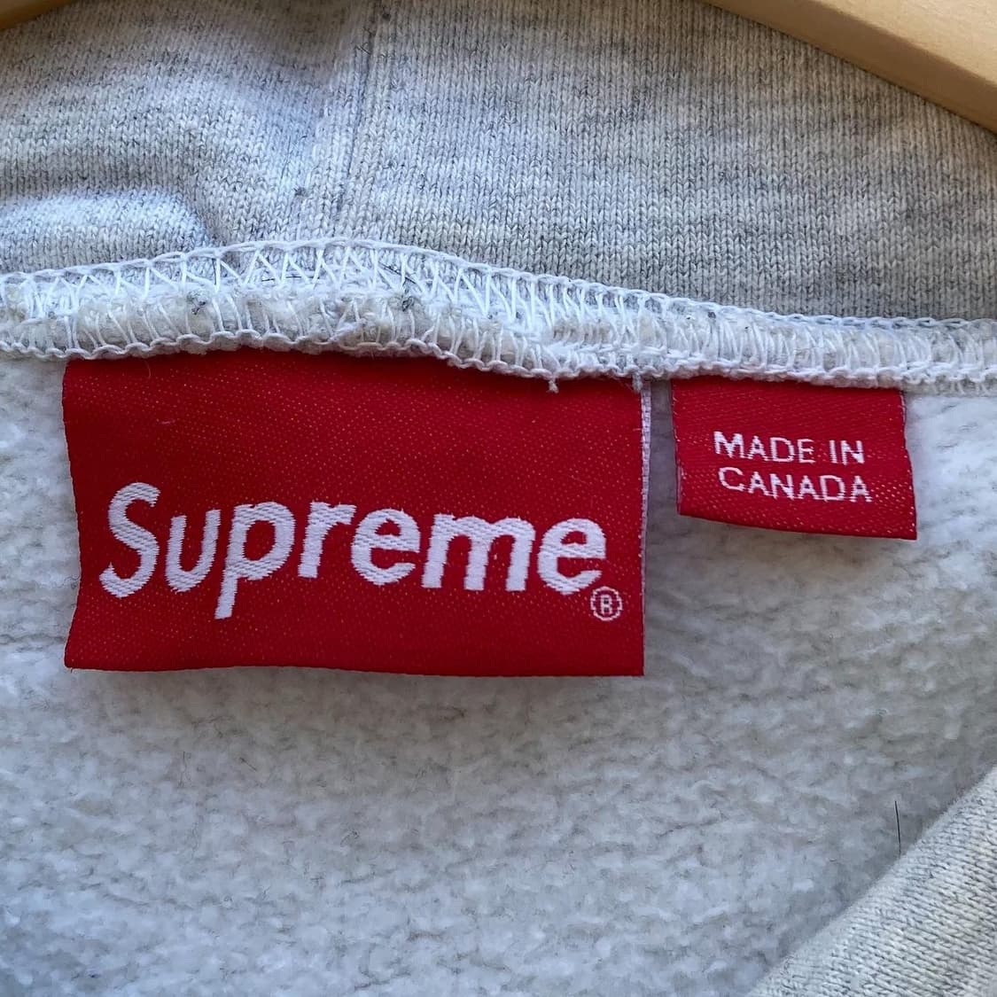 슈프림 18fw 뱀파이어 애쉬그레이 헤비스웻 후디 상품이미지7