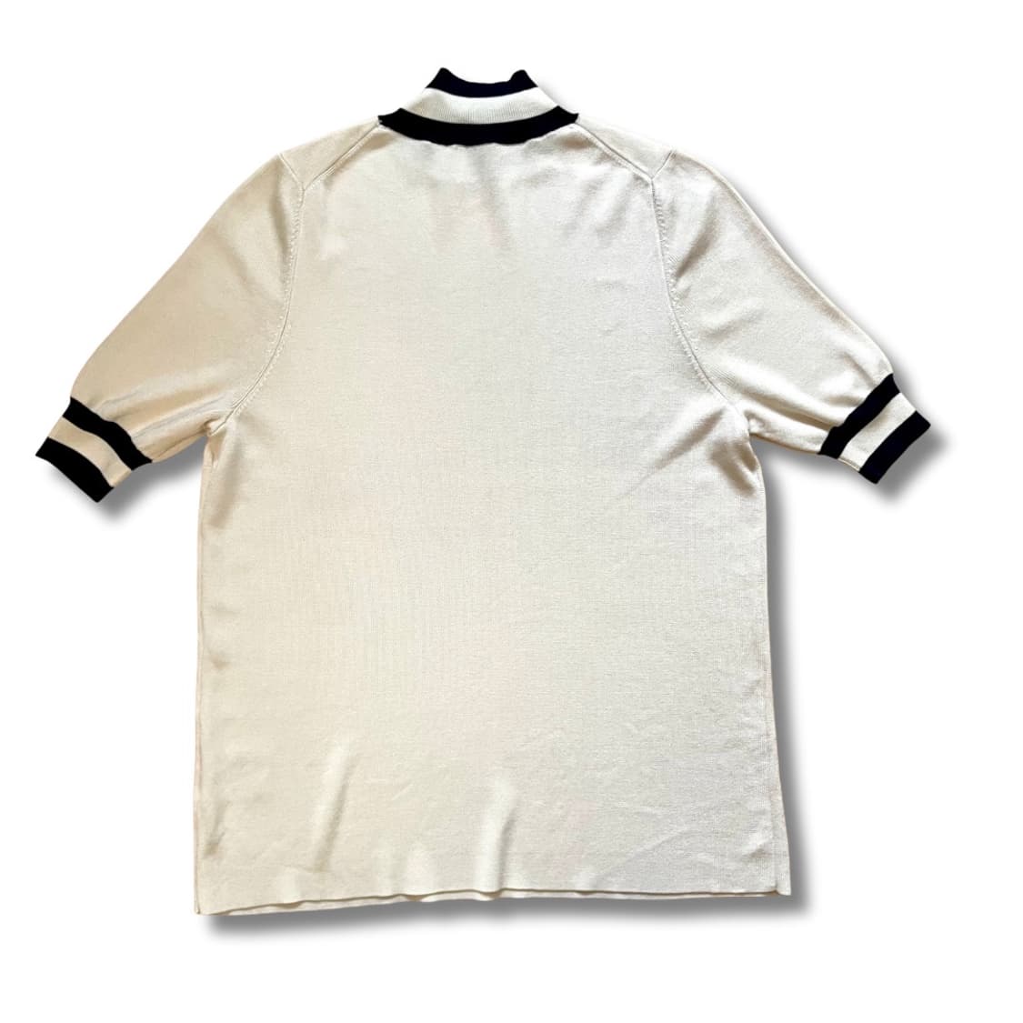 IRIS & INK ivory & black knit top 상품이미지4