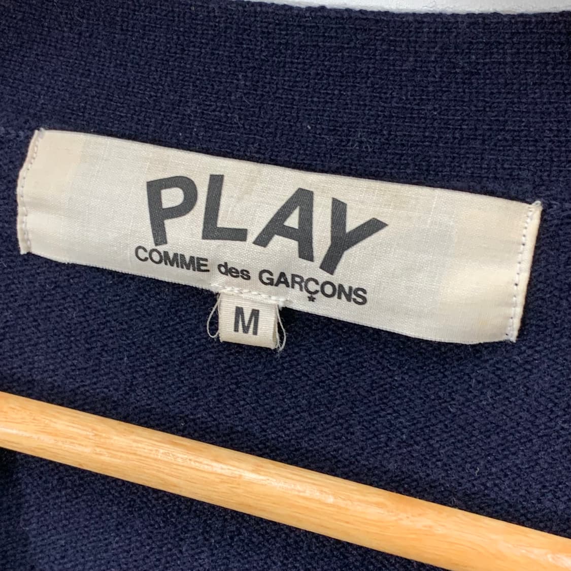 꼼데가르송 다크 네이비 가디건 상품이미지4