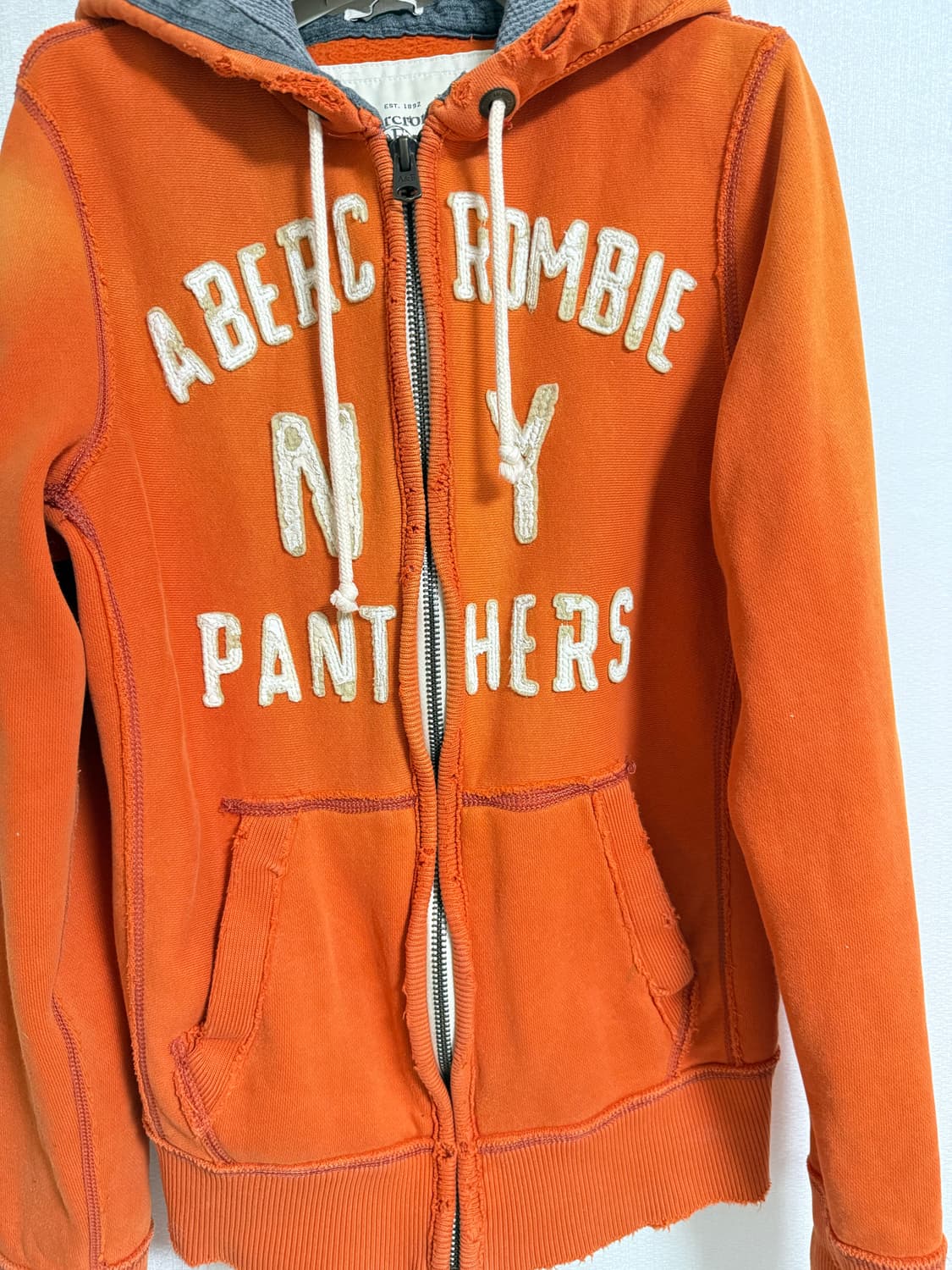 아베크롬비 와플 후드집업 루즈핏 상품이미지3