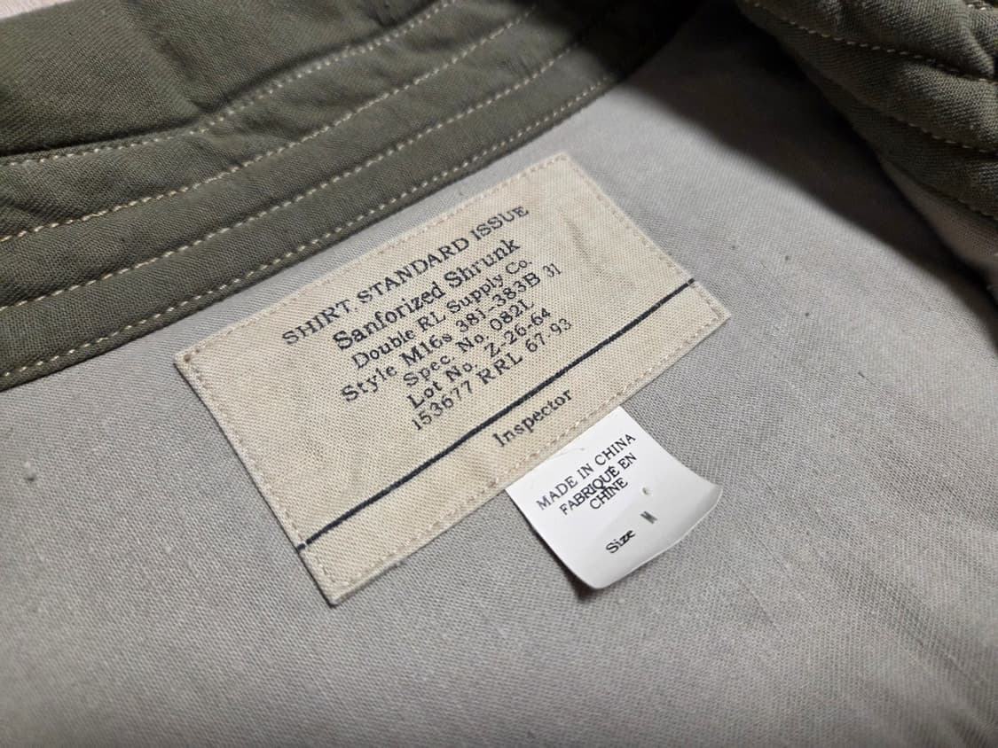 더블알엘 퀼팅 셔츠 자켓 RRL QUILTED SHIRT JACKET 상품이미지6