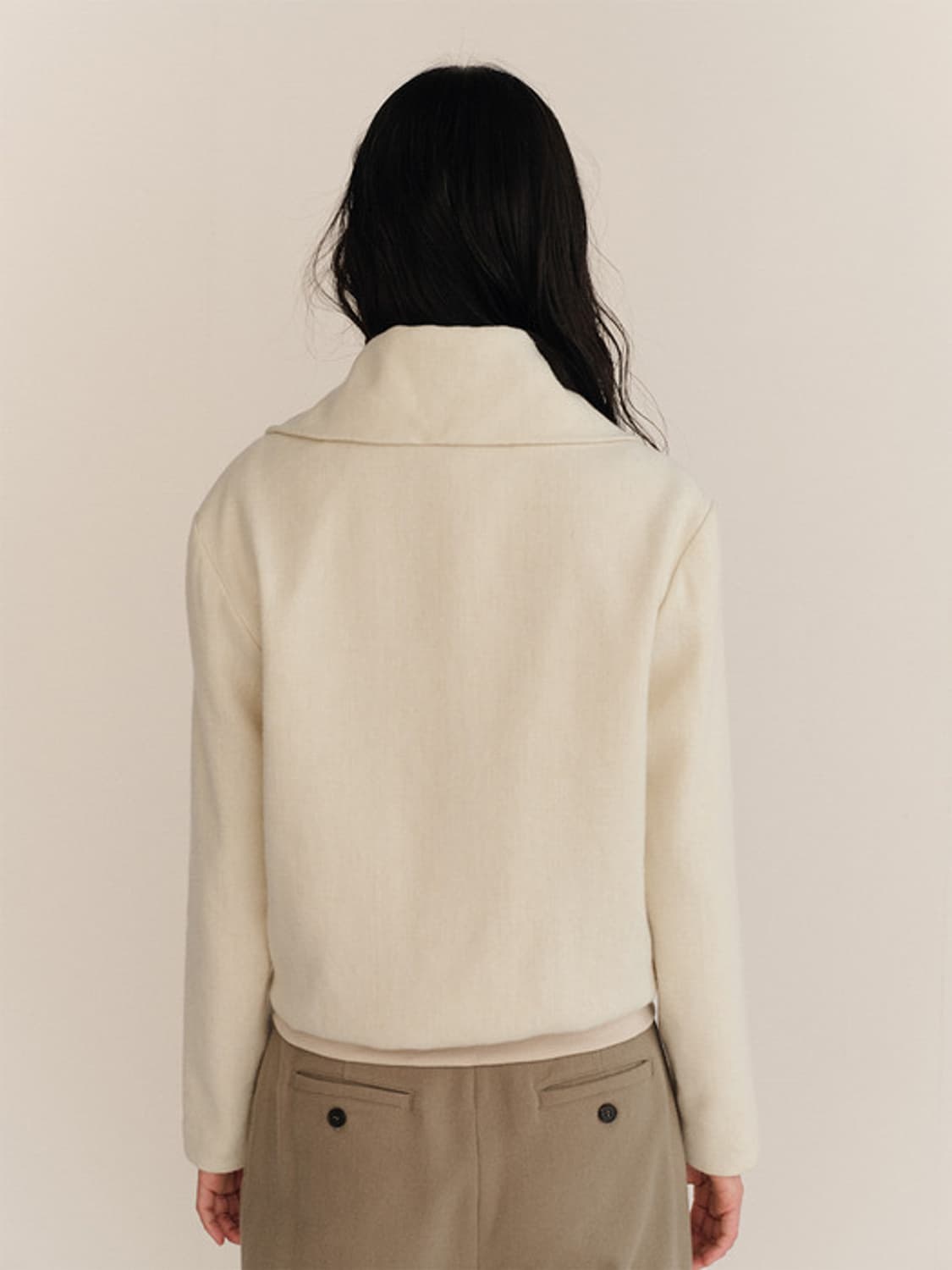 Pula WOOL TURTLENECK CARDIGAN (IV) 상품이미지2