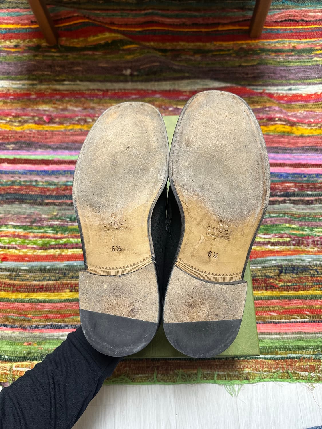 구찌 1953 홀스빗 로퍼 6.5(260) 블랙 상품이미지5