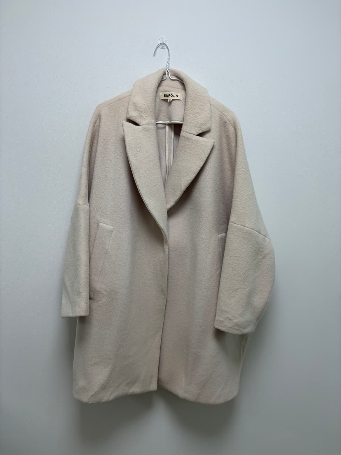 엔폴드 오버핏 울 코트 상품이미지1