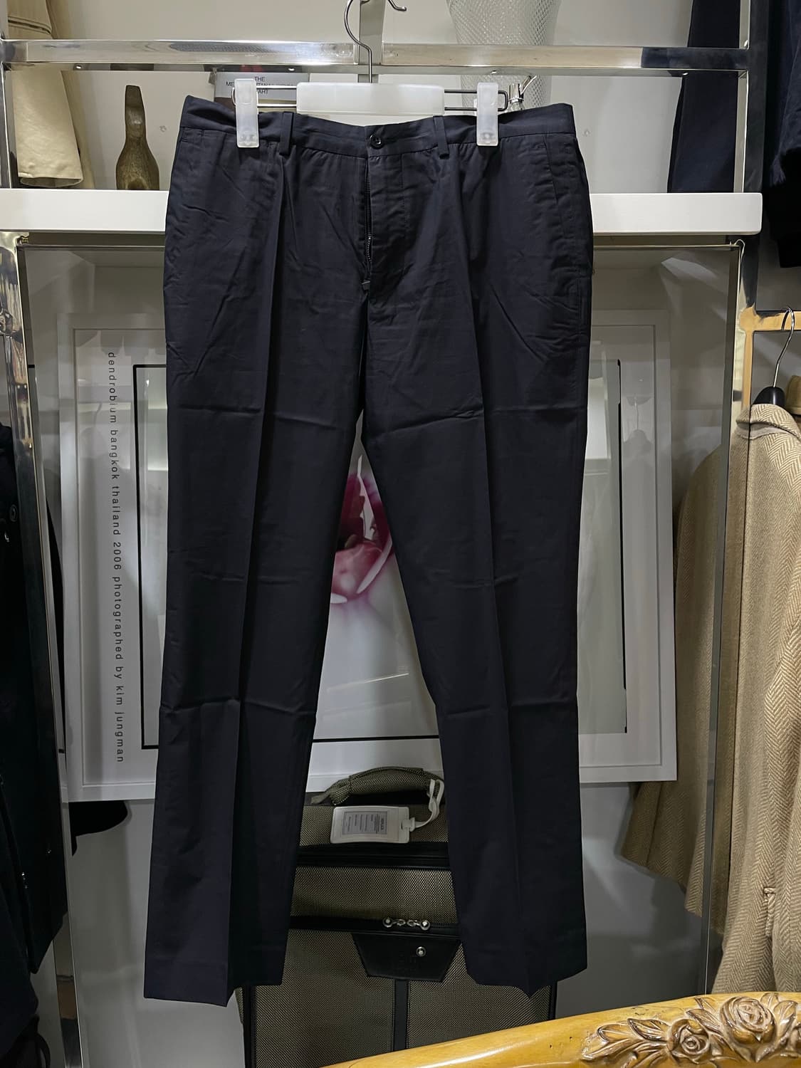 폴로랄프로렌(블랙라벨)/블랙 여름슬랙스 팬츠 상품이미지1