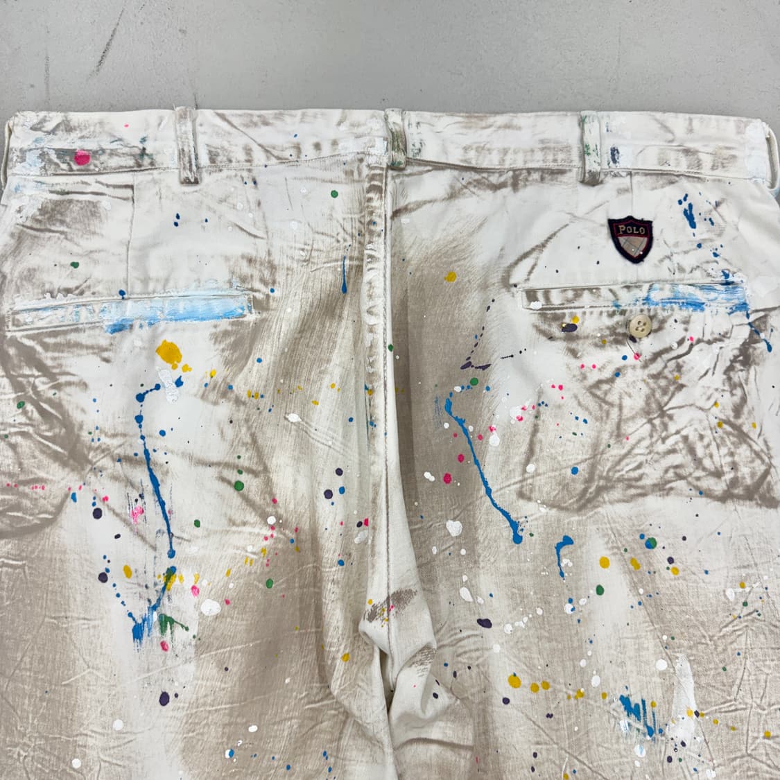 폴로 90s USA 페인터 더티워싱 와이드 치노팬츠 상품이미지6