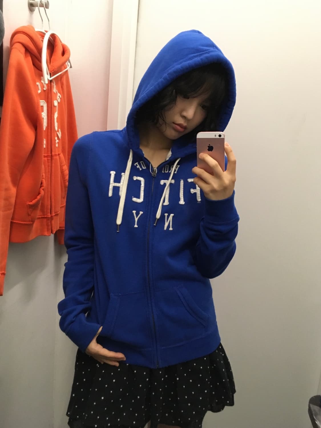 아베크롬비 후드집업 블루 상품이미지2