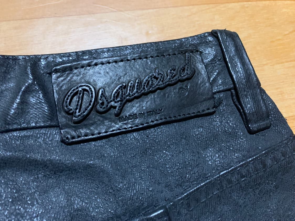 DSQUARED2 11/FW 디스퀘어드 바이커 진 크롭 팬츠(오일클로즈) 상품이미지10