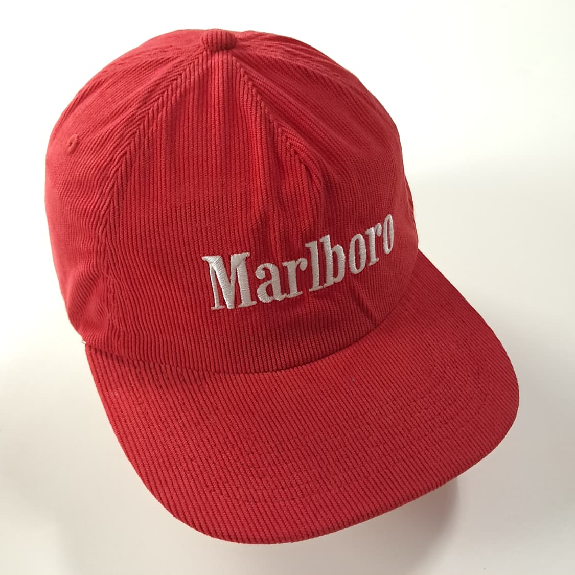말보로 90s 레드 코듀로이 자수 로고 스냅백 볼캡 P2111 상품이미지2