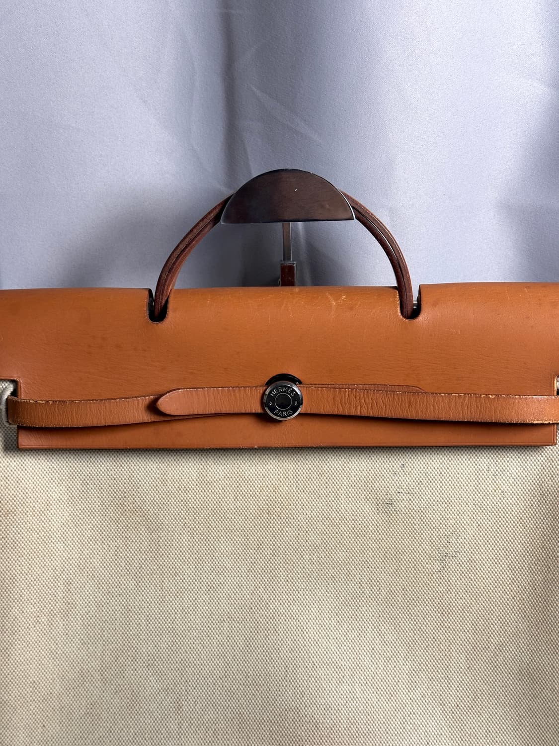 에르메스 에르백 카빈 39 베이지 & 내추럴 가죽 상품이미지8