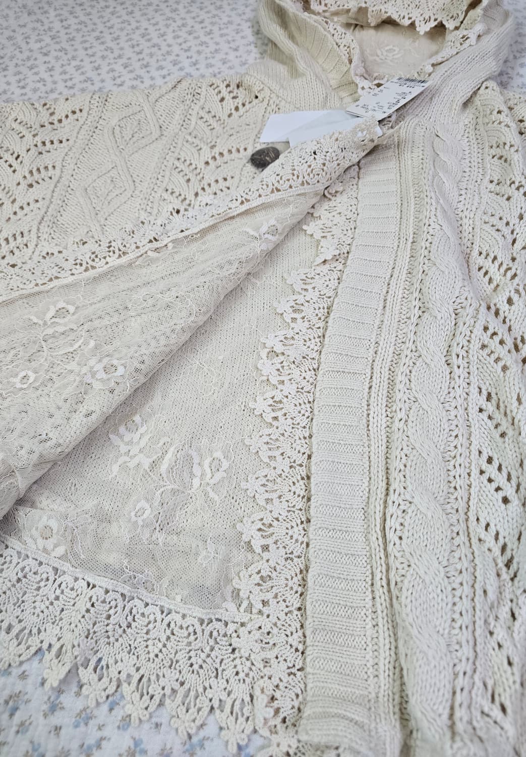 어스뮤직 아이보리 케이프 사와코케이프 상품이미지3