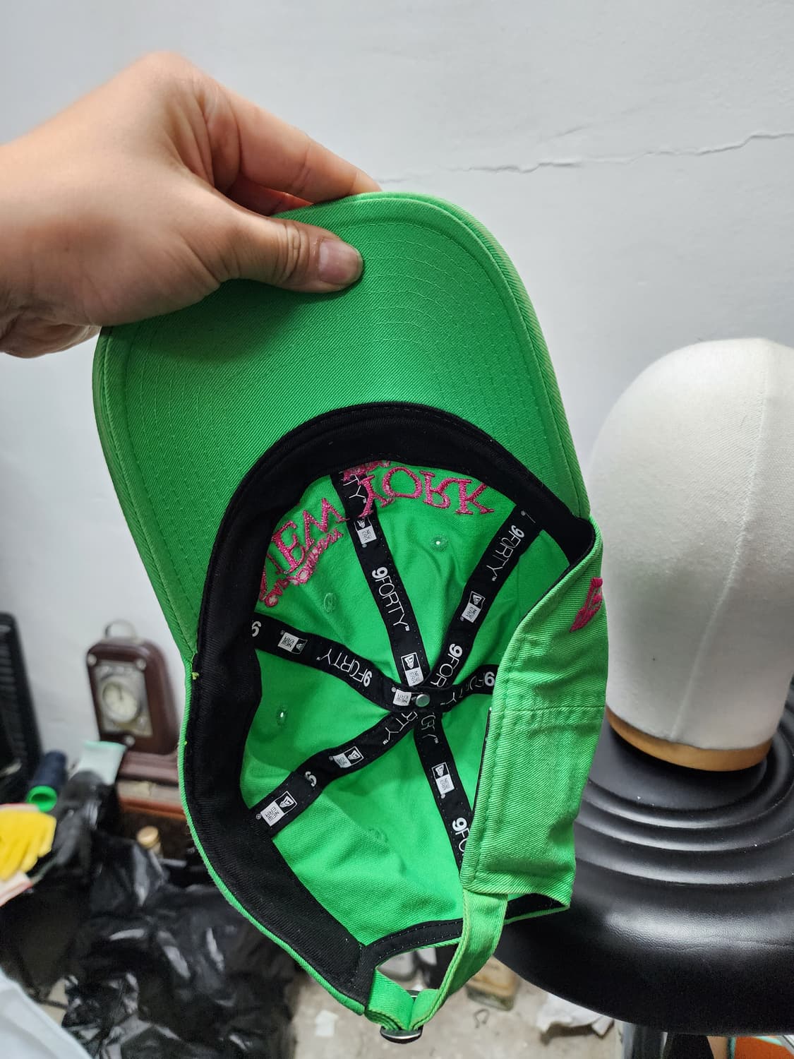 뉴에라 뉴욕 그린 볼캡  상품이미지4