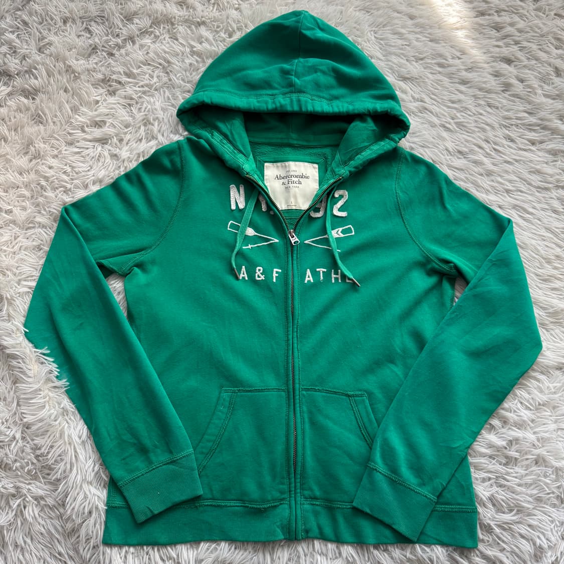 ABERCROMBIE 일본빈티지 후드집업 아베크롬비 노드 모리걸 L 42 상품이미지2