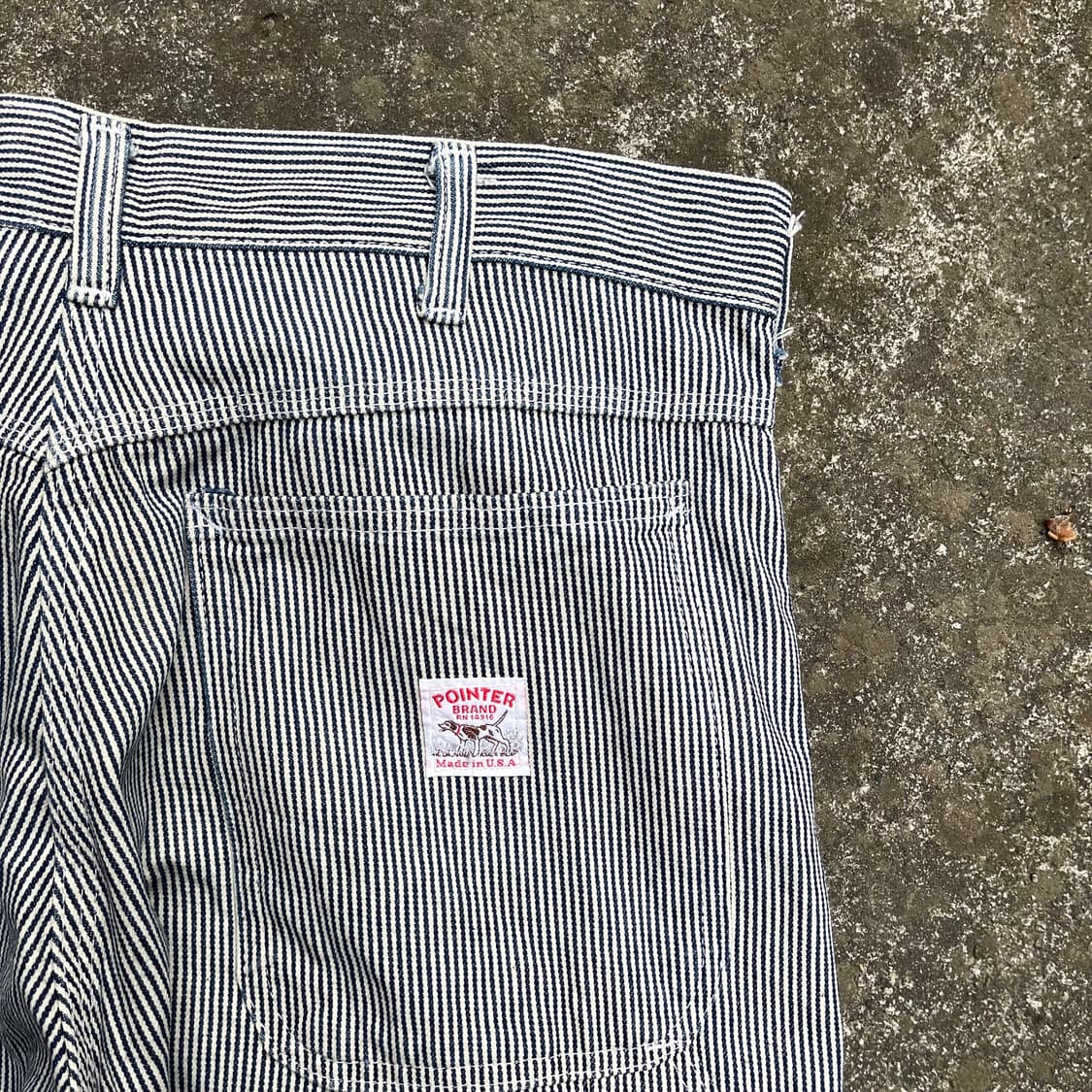 Pointer 히코리 스트라이프 데님팬츠 made in USA 상품이미지6