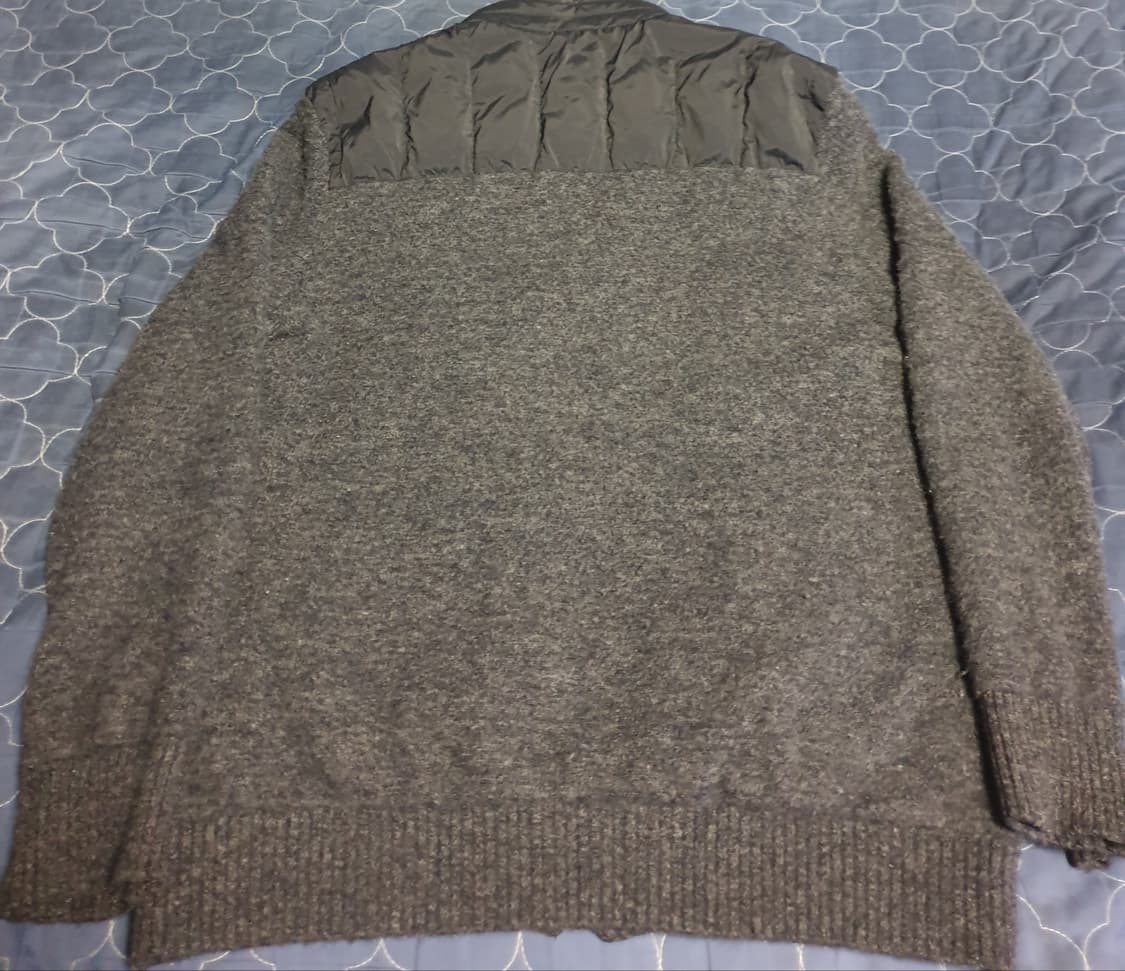 (22s)파크랜드 방풍 니트집업 다크그레이 (105) 상품이미지2