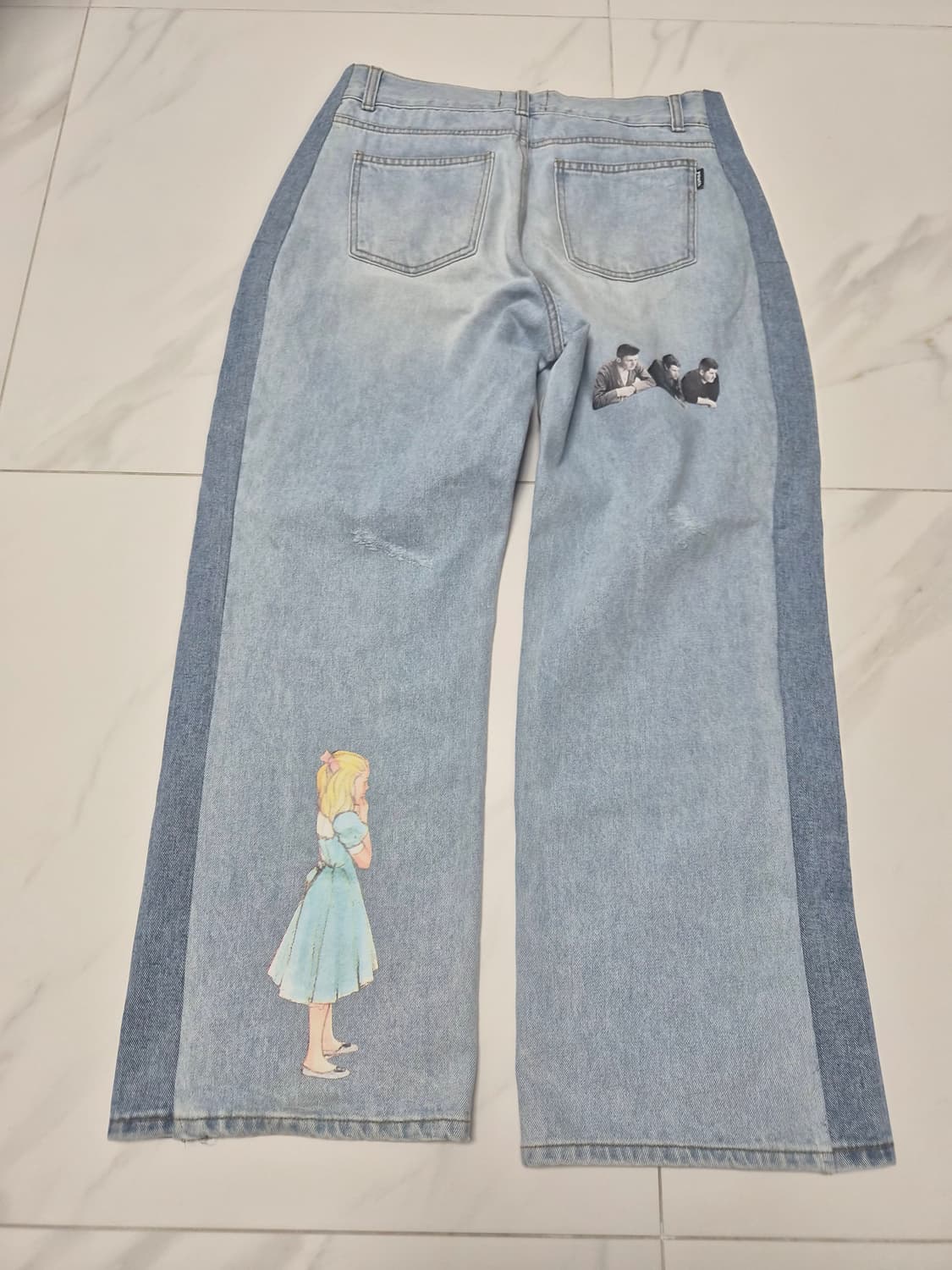 유쓰배쓰 리폼 데님바지 상품이미지2