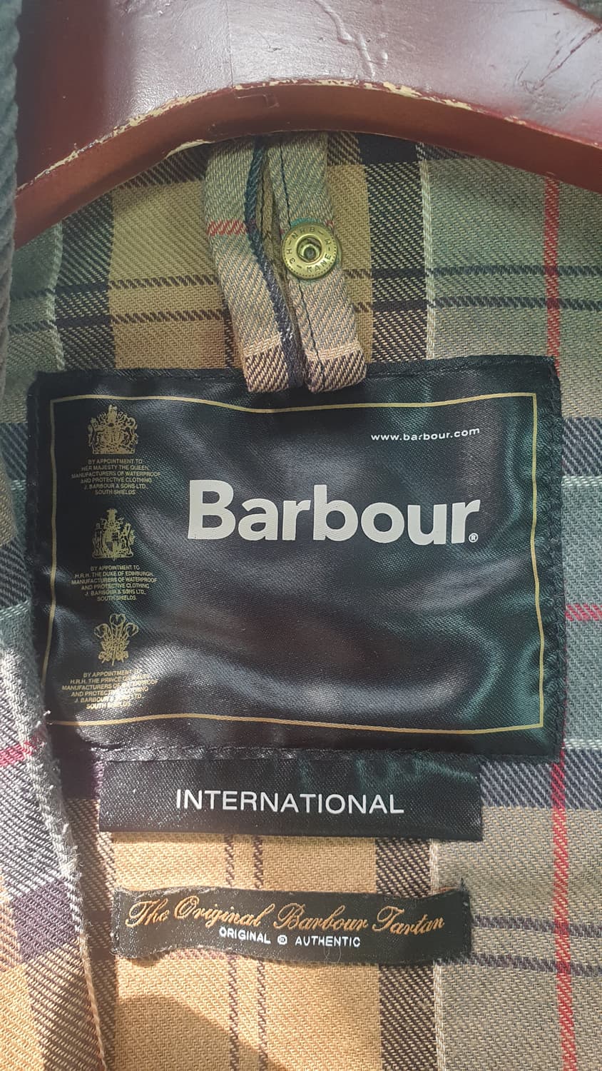 바버 인터내셔널 블랙 왁스 자켓100 상품이미지9