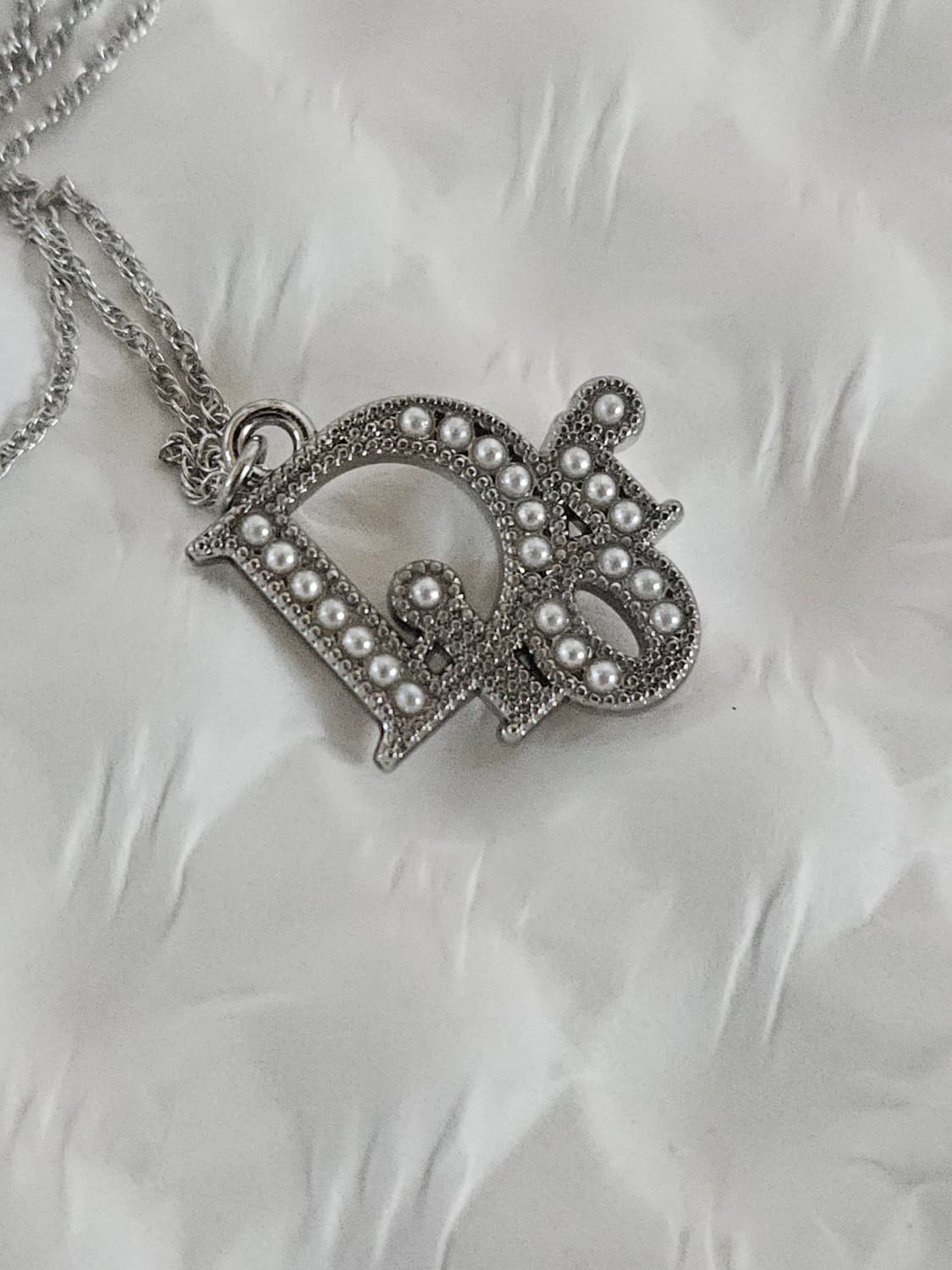 925실버 디올 정품 빈티지 업사이클링 목걸이 상품이미지5