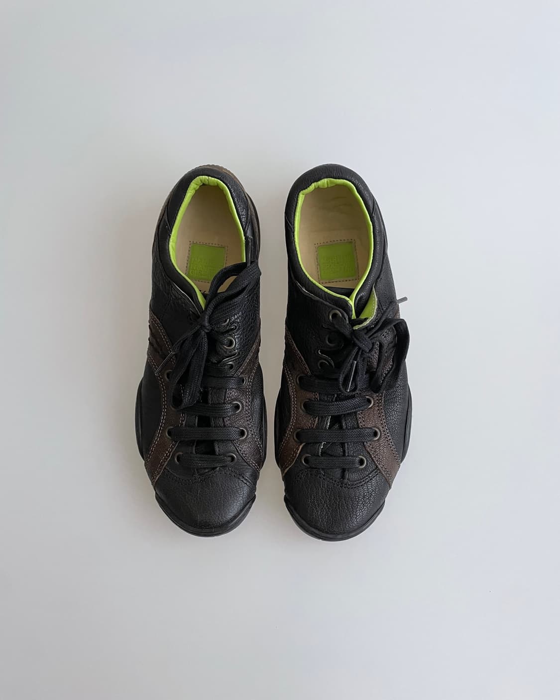 marithe francois girbaud 블랙 레더 스니커즈 상품이미지1