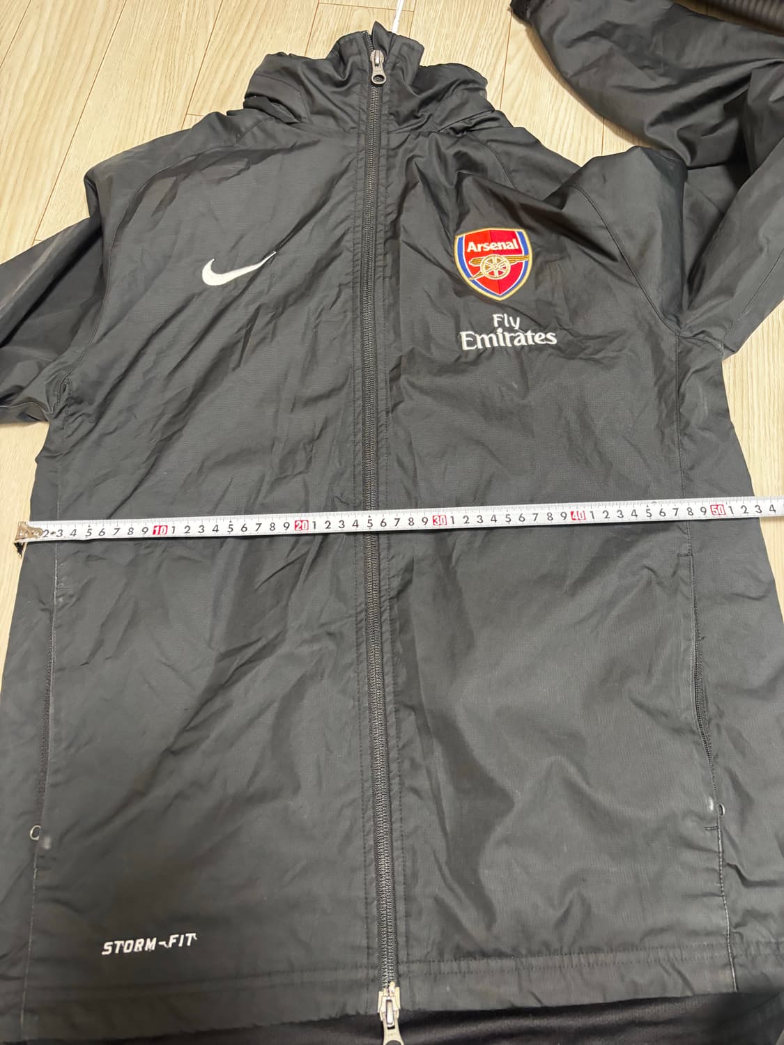나이키 블랙 아스널 아스날 12-13시즌 우븐 바람막이 상품이미지3