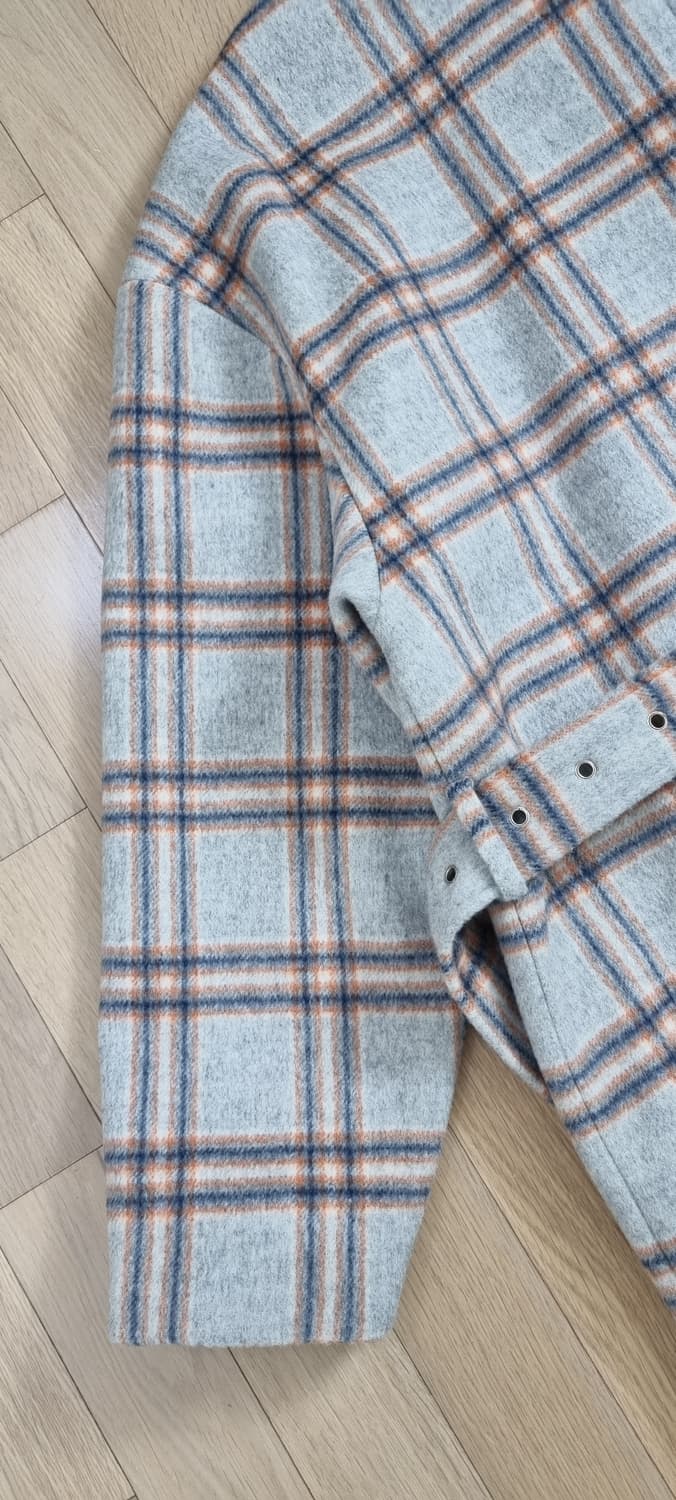 쇼트벗스터닝 한연아 울90% 오버핏  코트 S _ 여성 상품이미지7