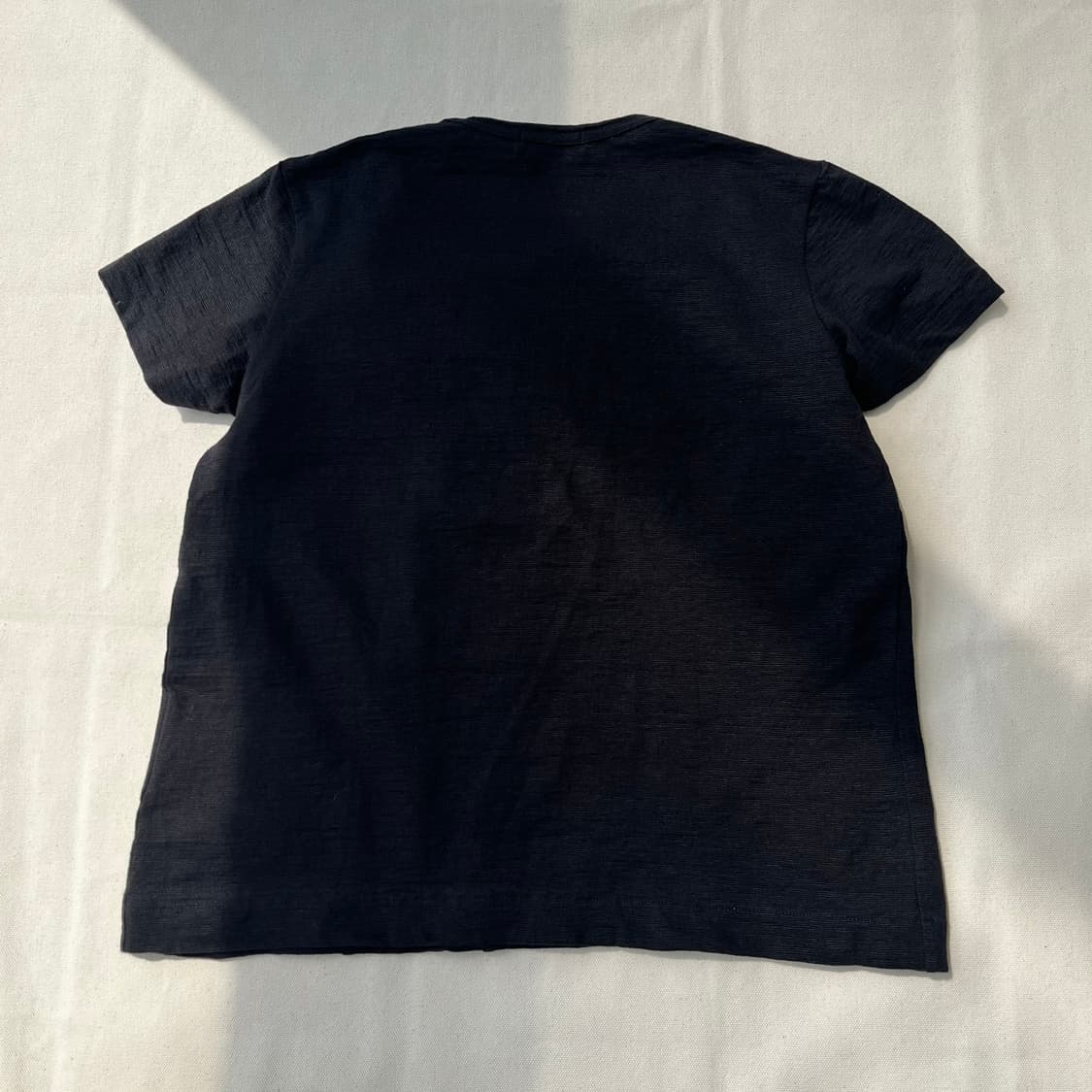 꼼데가르송 트리콧 AD2002 플리츠 구조 디테일 티셔츠 상품이미지7