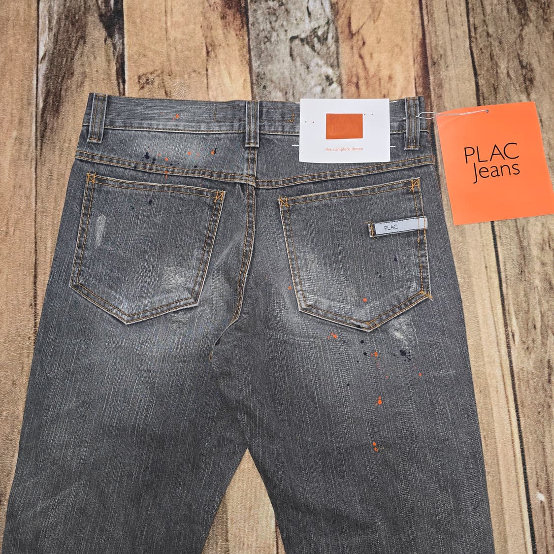 00s 데드스탁 플랙진 디스트레스드 크러쉬드, 페인틸 데님 33 상품이미지6