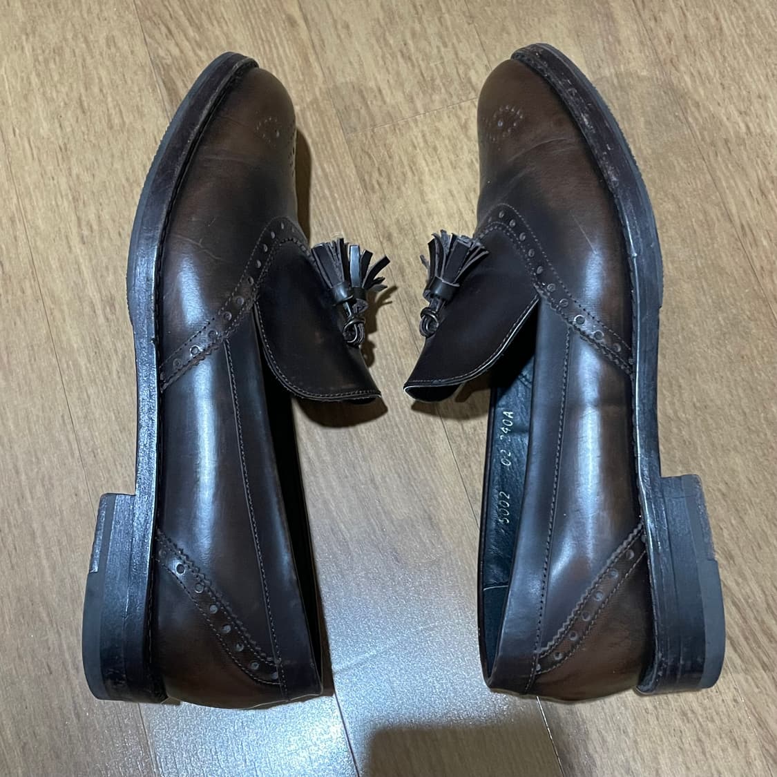 Caatle Praha 태슬 가죽 로퍼 브라운 240 상품이미지6