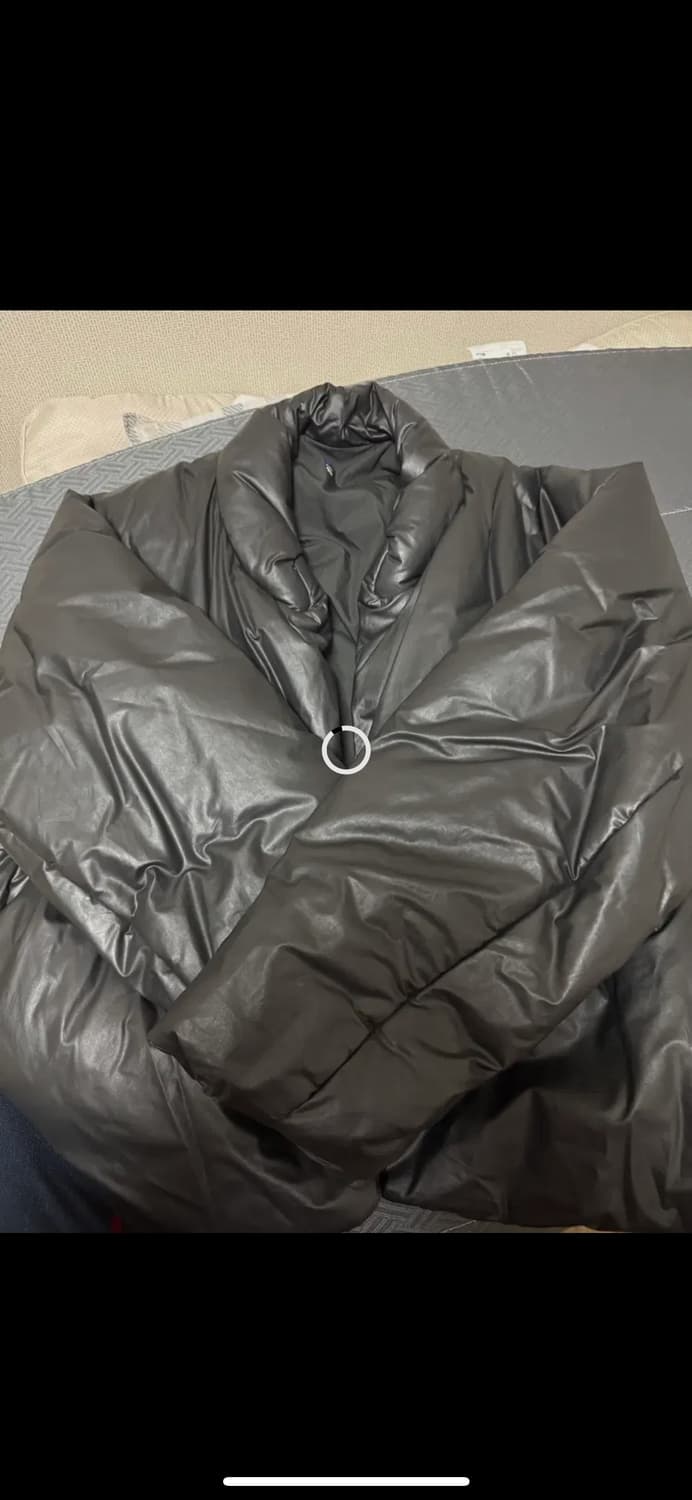 이지 갭 라운드 패딩 팝니다 블랙 xl 상품이미지2