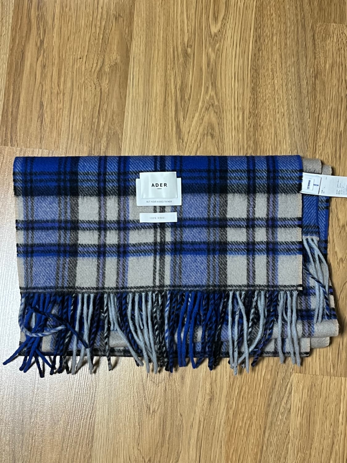 아더에러 레빈트 플레이드 머플러 Z-블루 상품이미지2