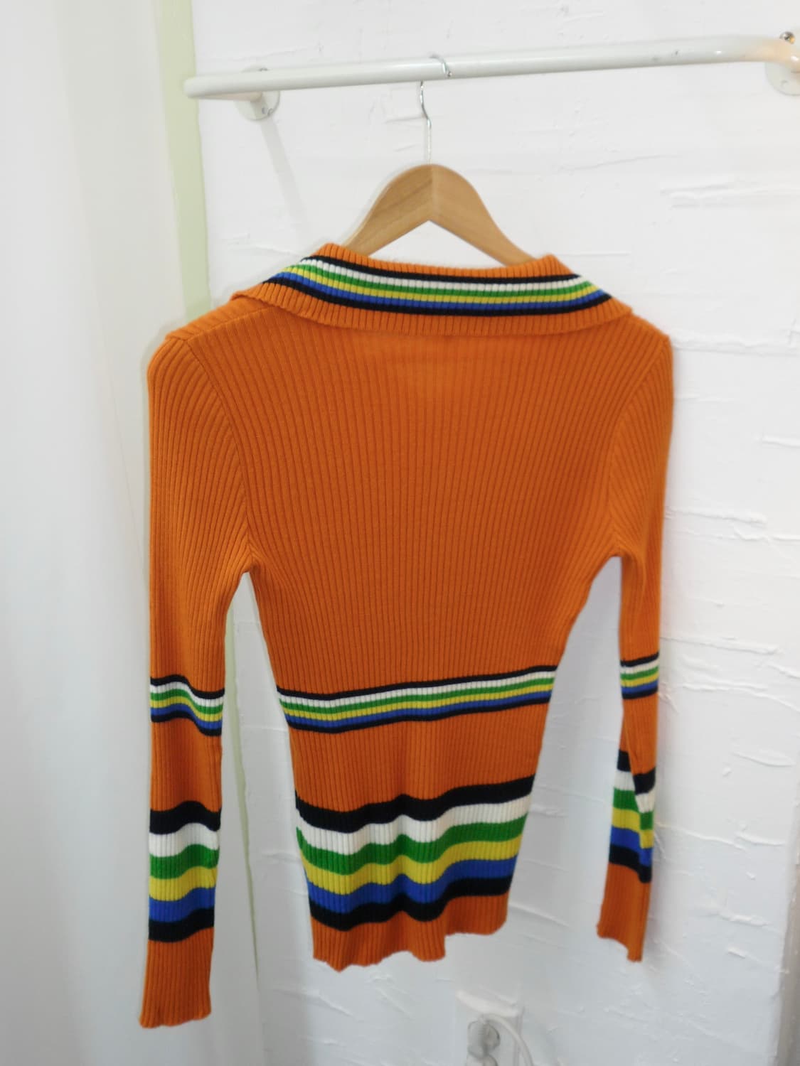 Burnt orange stripe knit 상품이미지6