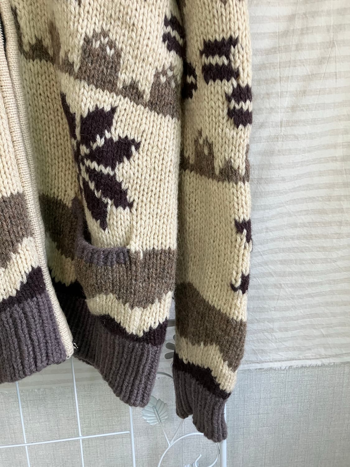 빈티지 브라운 노르딕 코위찬 y2k 스트릿 갸루 펑키 일본빈티지509   상품이미지7