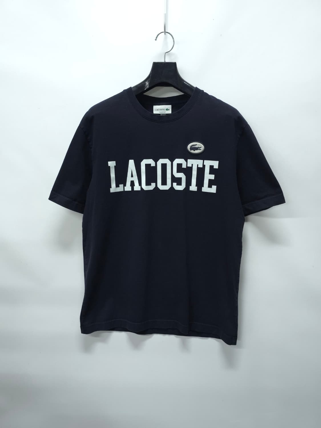 라코스테 빅로고 네이비 반팔 티셔츠(100) 상품이미지1