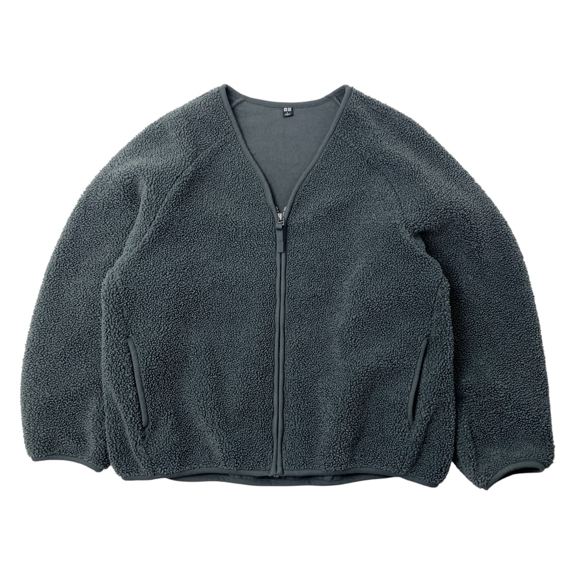 [중고] 유니클로 여성 후리스 기모 모스그린 L 상품이미지1